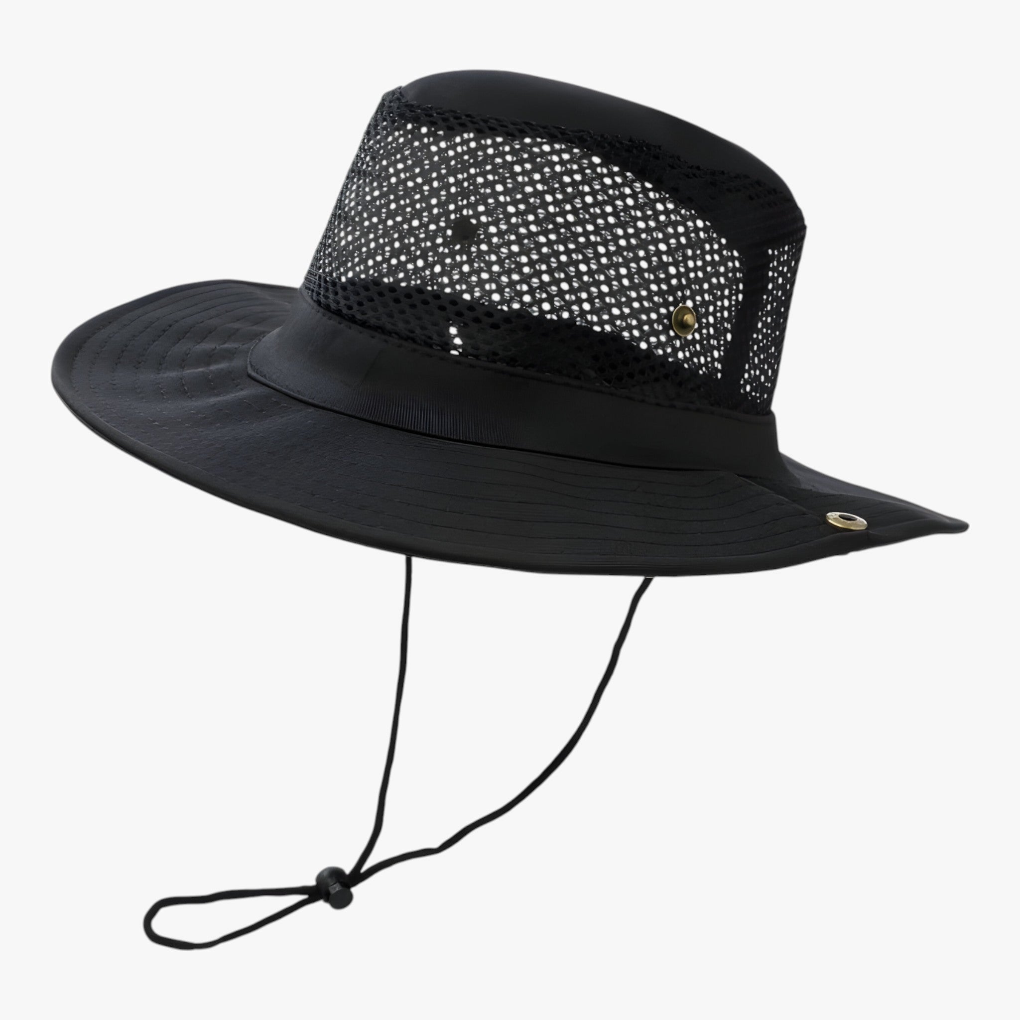 Cappello da estate traspirante da uomo - Nero - cappello cappello estate estate hat hats Mens hat sun hat Sun Hats traspirante uomo - Concept Palermo