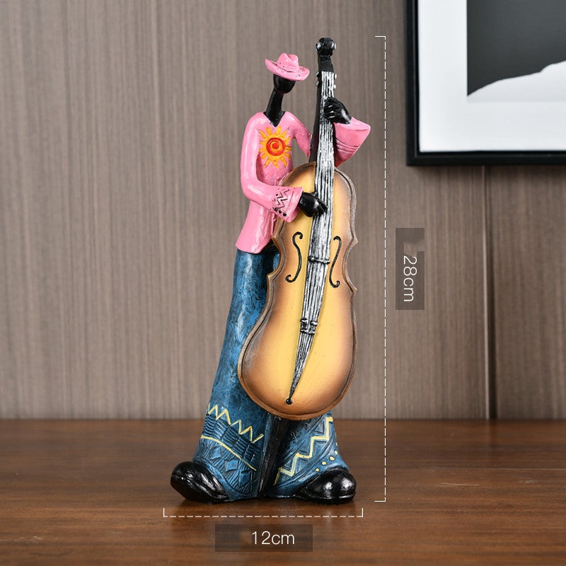 I musicisti di Handmade Music Sides hanno messo insieme la loro band - Bassista - band Decor figurines handmade hanno home & garden home decor insieme messo music musicisti - Concept Palermo