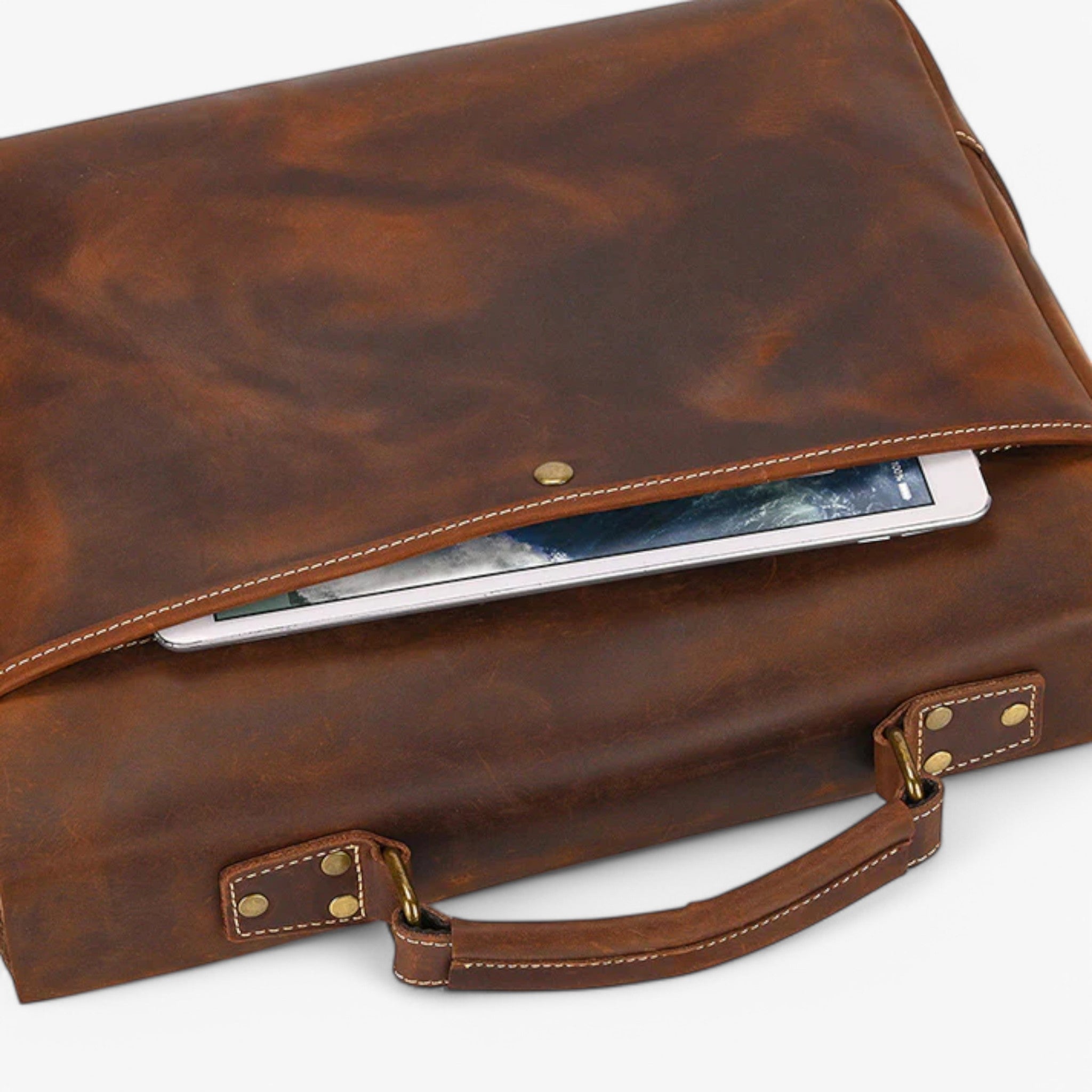 Borsa per laptop in pelle con tracolla Donna - - accessoires bags borsa borsa laptop donna laptop pelle tassen tracolla - Concept Palermo