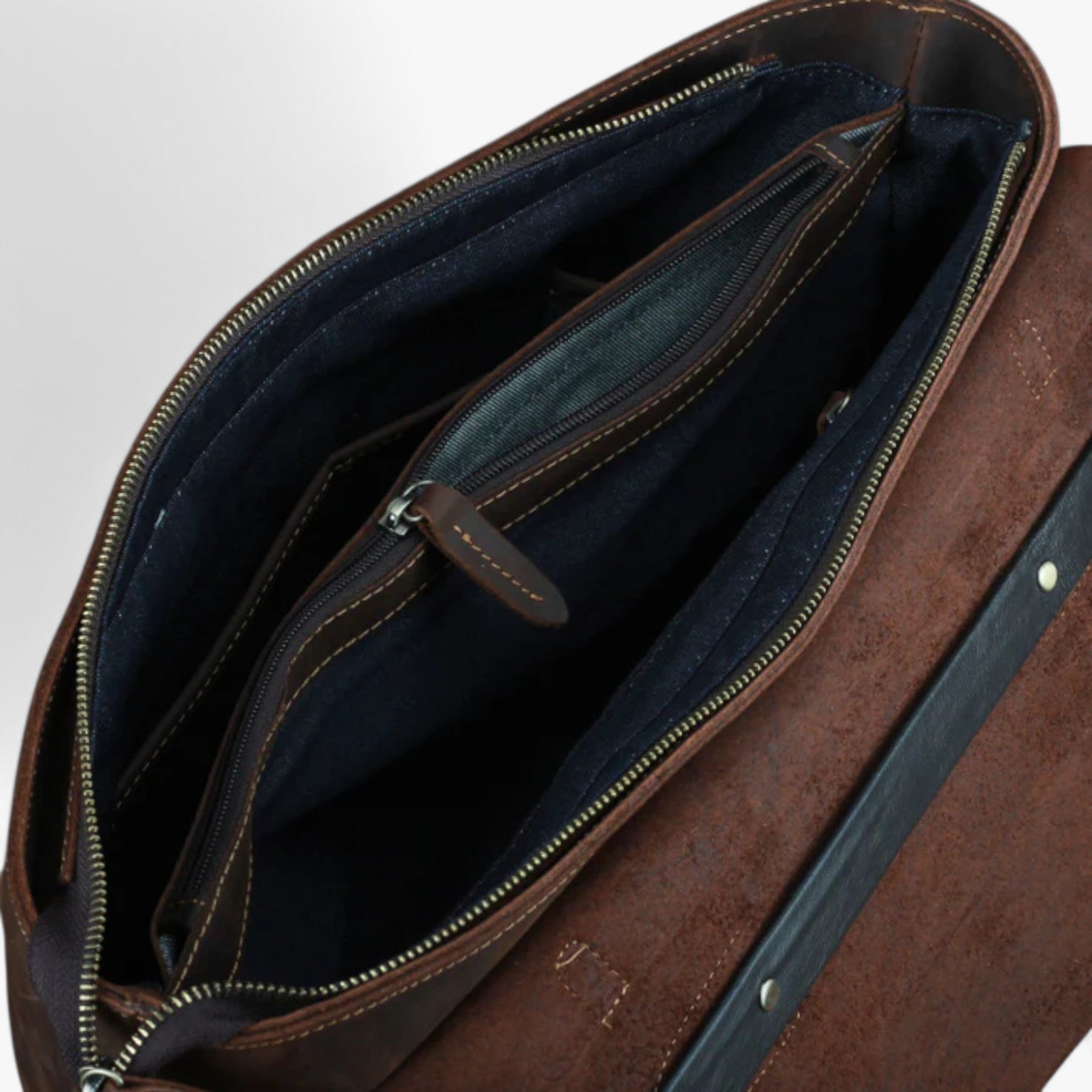 Borsa per laptop in pelle Oro Uomo - - accessoires bags borsa borsa laptop laptop pelle tassen uomo - Concept Palermo