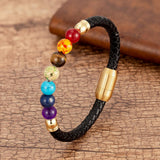 7 Chakra Armband van Natuurlijke Stenen, Energiegevende Kristallen voor Heren/Dames