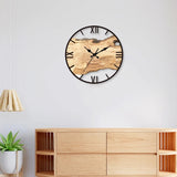 LucidHours transparente Wanduhr, modernes Design für Wohnzimmer, Büro und Herren
