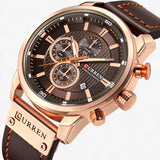 CURREN heren chronograaf horloge, elegant en sportief