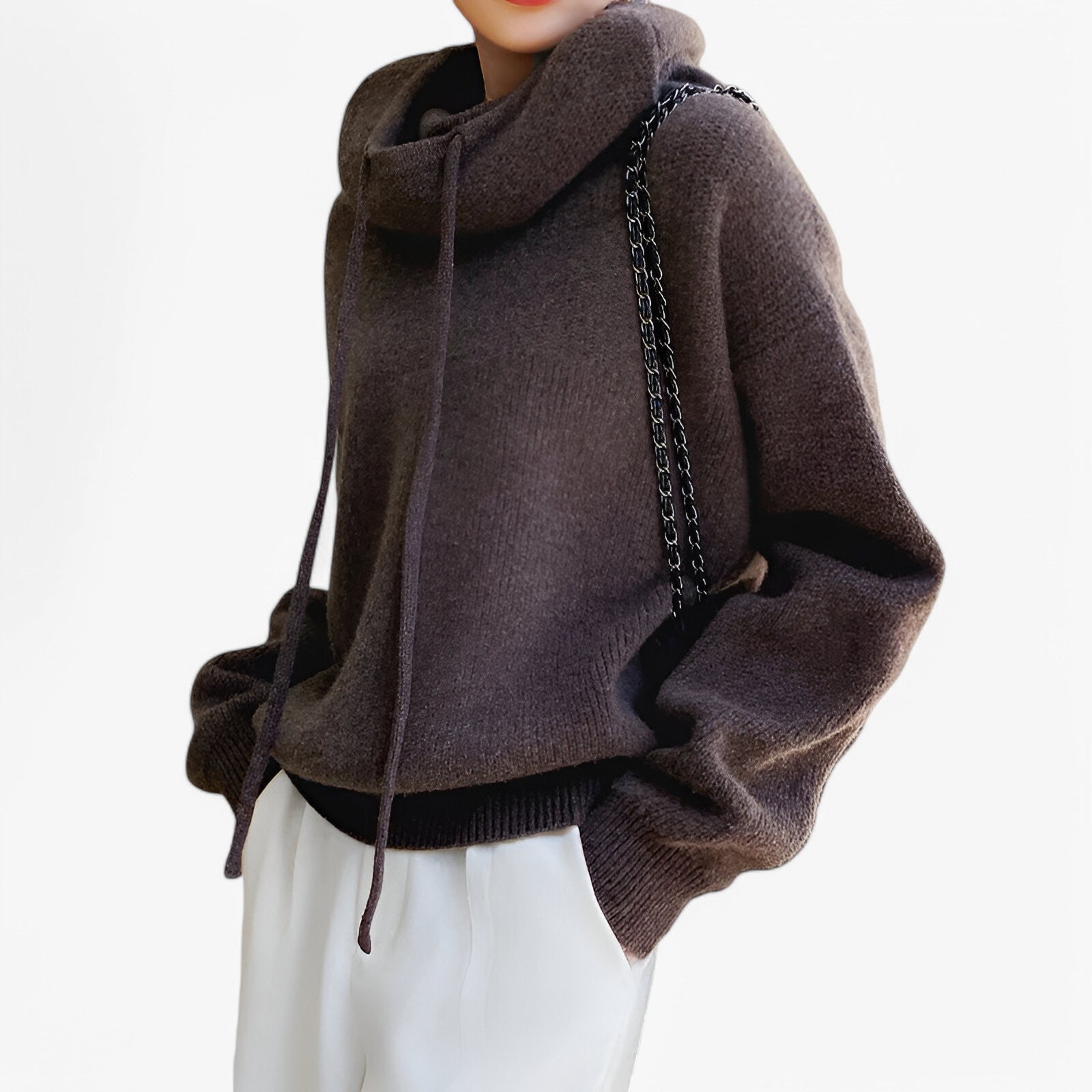 Maglione a collo alto accogliente Donna - - accogliente Bestverkocht collo Dames donna maglione maglione collo Sale Tops women's sweater - Concept Palermo
