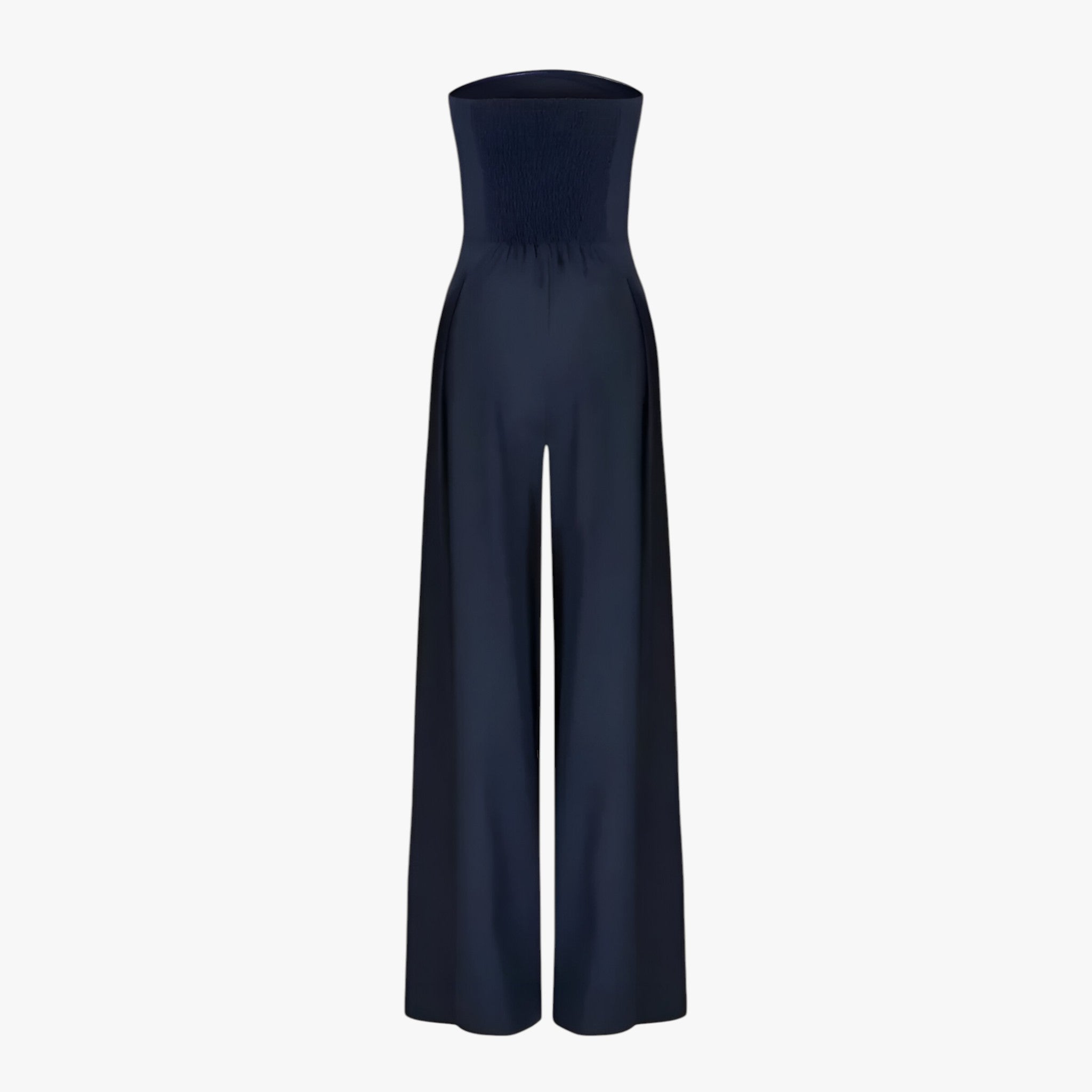 Tuta Donna Senza Spalline Elegante Nera - Chic e Confortevole per Cerimonia Estiva - - chic confortevole one-pieces spalline tuta tuta spalline - Concept Palermo