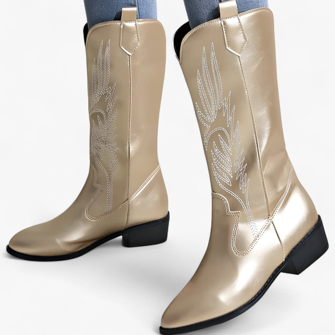 Stivali da Cowboy Metallizzati Argento Uomo - Scintillanti e alla Moda - - Accessoires cowboy Dames Laarzen metallizzati Schoenen shoes stivali stivali cowboy uomo - Concept Palermo