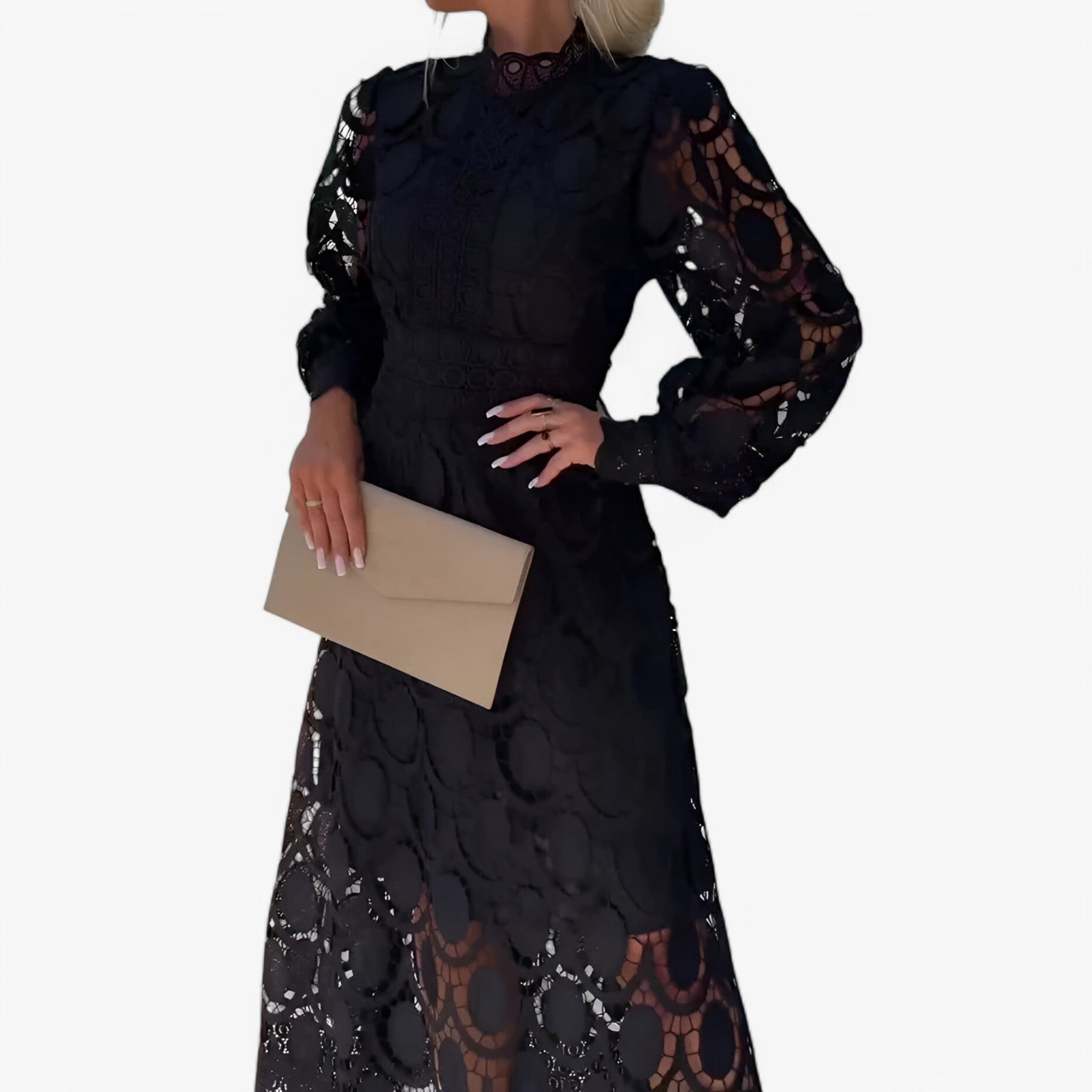 Abito Donna Lola in pizzo romantico - - abbigliamento abito abito donna donna dress dresses lola pizzo romantico women - Concept Palermo