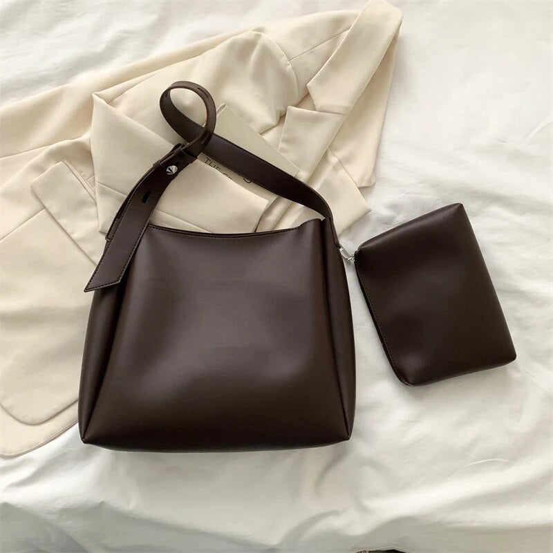 Borsa in pelle Uomo - Marrone scuro - bags borsa borsa pelle pelle Shoulder bags uomo - Concept Palermo