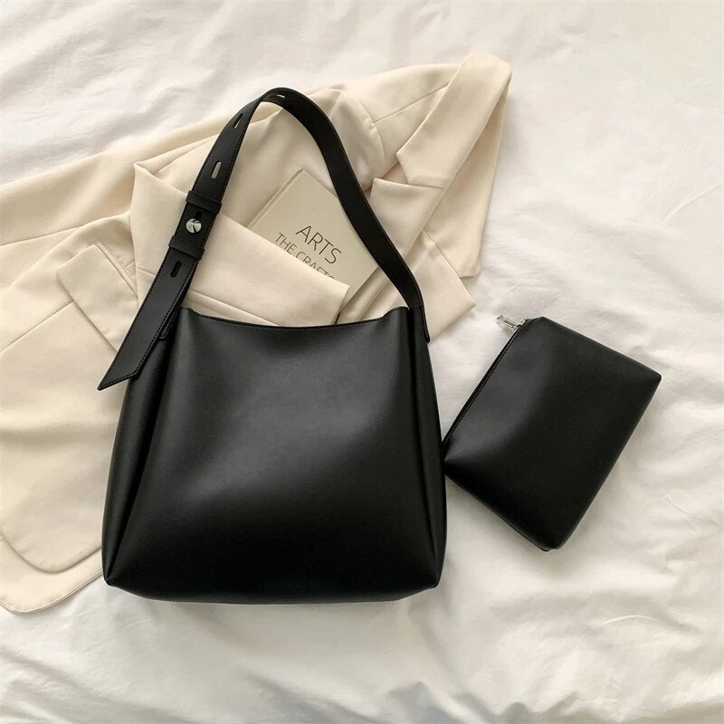 Borsa in pelle Uomo - Nero - bags borsa borsa pelle pelle Shoulder bags uomo - Concept Palermo