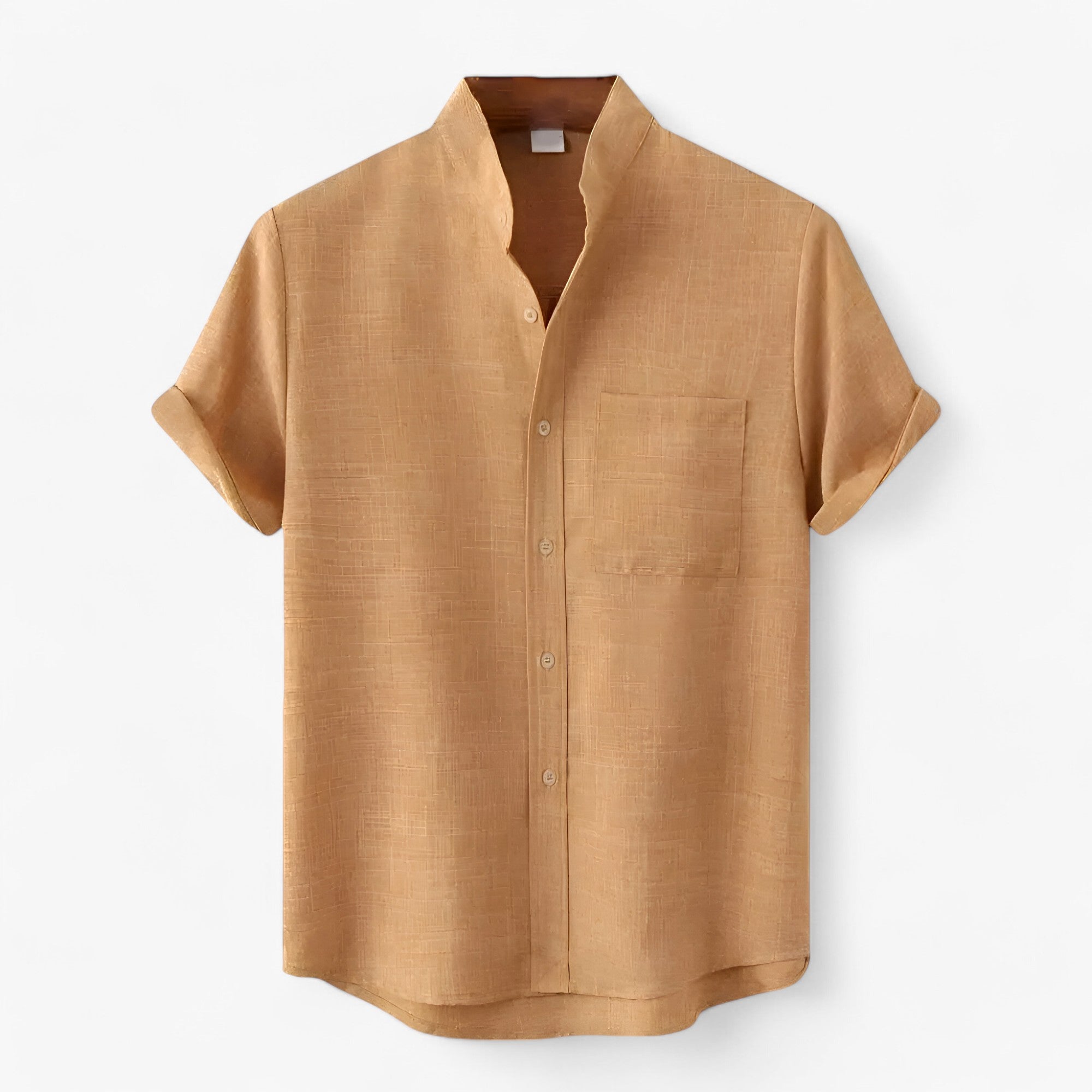 Camicia per Uomo - Arancione - camicia camicia uomo D046 men's top clothes uomo - Concept Palermo