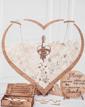 Libro de invitados en forma de corazón Crea recuerdos