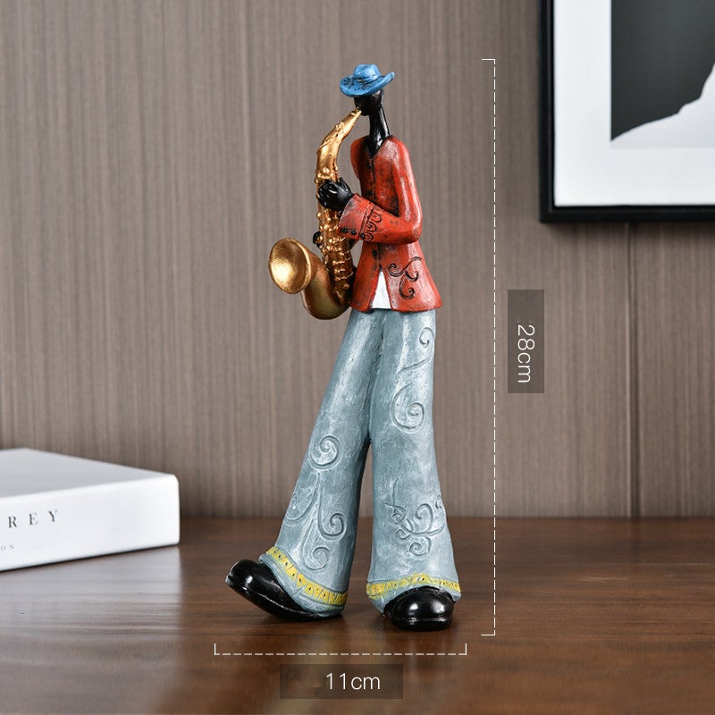 I musicisti di Handmade Music Sides hanno messo insieme la loro band - Sassofonista - band Decor figurines handmade hanno home & garden home decor insieme messo music musicisti - Concept Palermo
