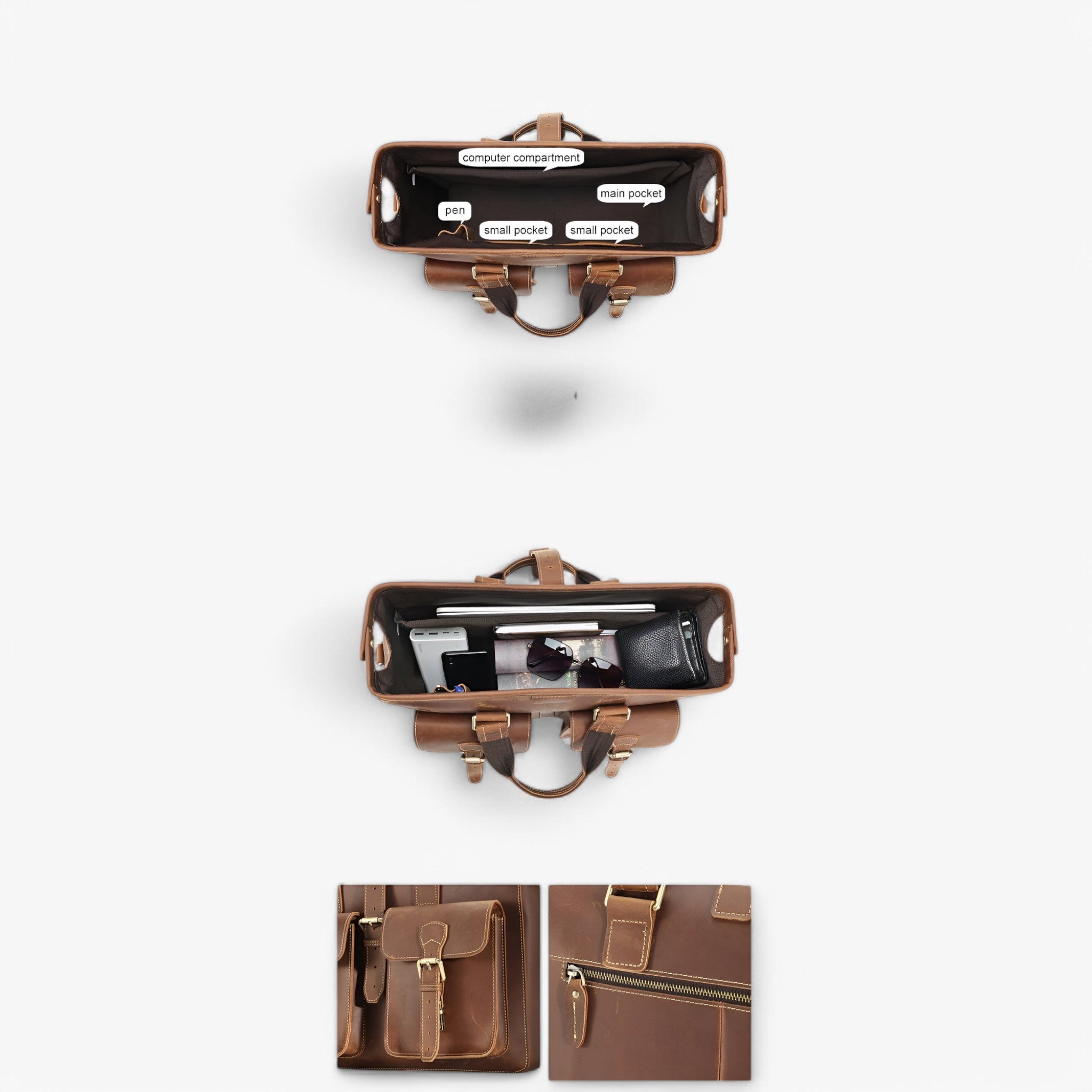 Valigetta di in Pelle Integrale - - accessoires bags integrale pelle tassen valigetta valigetta pelle - Concept Palermo