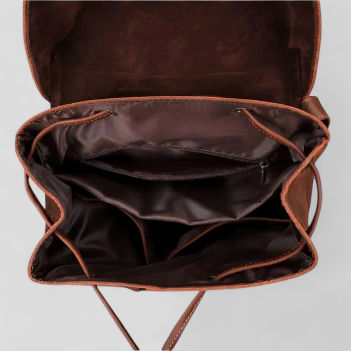 Zaino Uomo in Vera Pelle Nero Elegante e Versatile per Lavoro e Città - - bag bag for men Bags bags for men Leather Bag men bag mens bag pelle uomo urbano versatile zaino zaino pelle - Concept Palermo