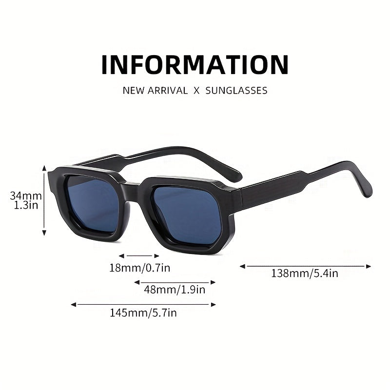 Occhiali da sole retro nuovi con montatura quadrata per uomini Uomo - - Fashion Sunglasses montatura nuovi occhiali occhiali sole quadrata retro sole sunglasses - Concept Palermo