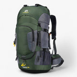 Zaino Trekking Impermeabile TrekPro 60L - Grande, Resistente, per Uomo/Donna