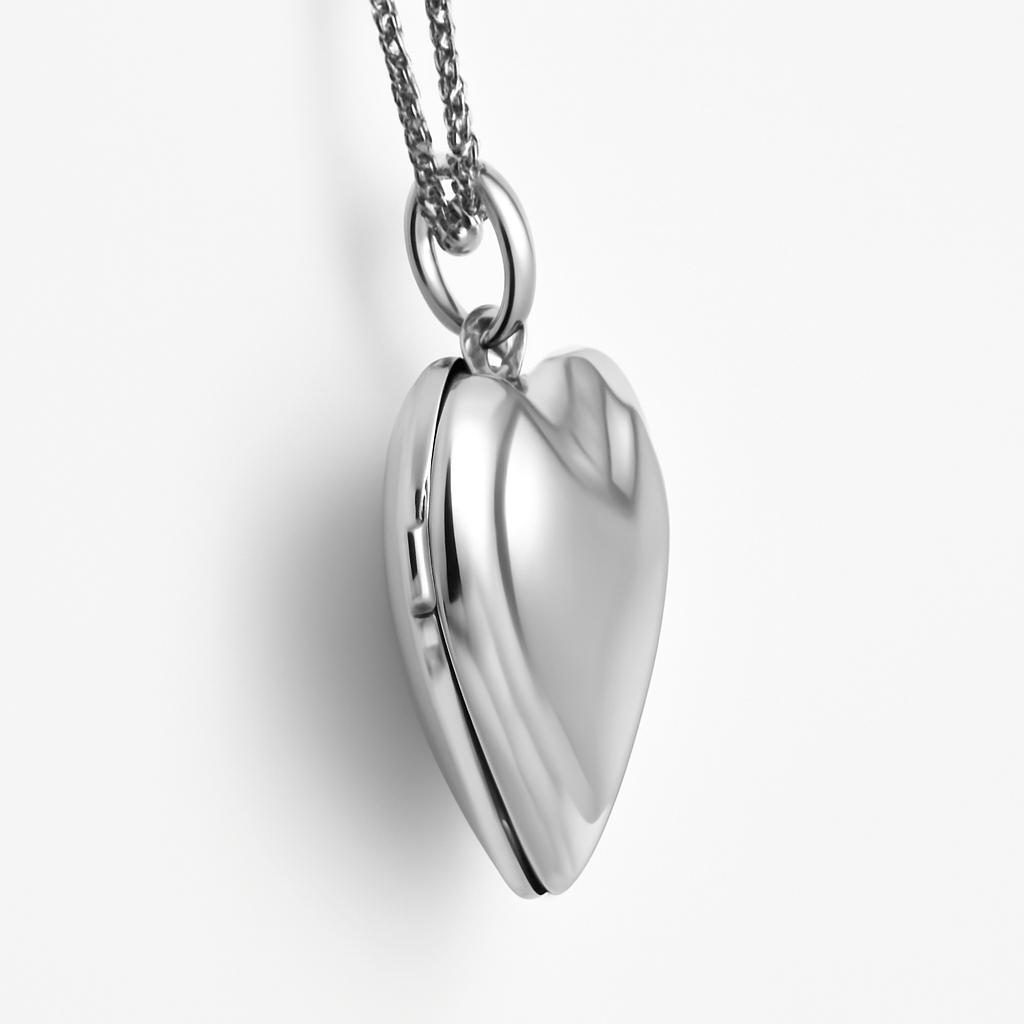Ciondolo a forma di cuore - Porta ricordi preziosi in argento sterling - - ciondolo ciondolo forma cuore forma jewelry NECKLACES Necklaces for Women Pendant Necklaces porta preziosi ricordi - Concept Palermo