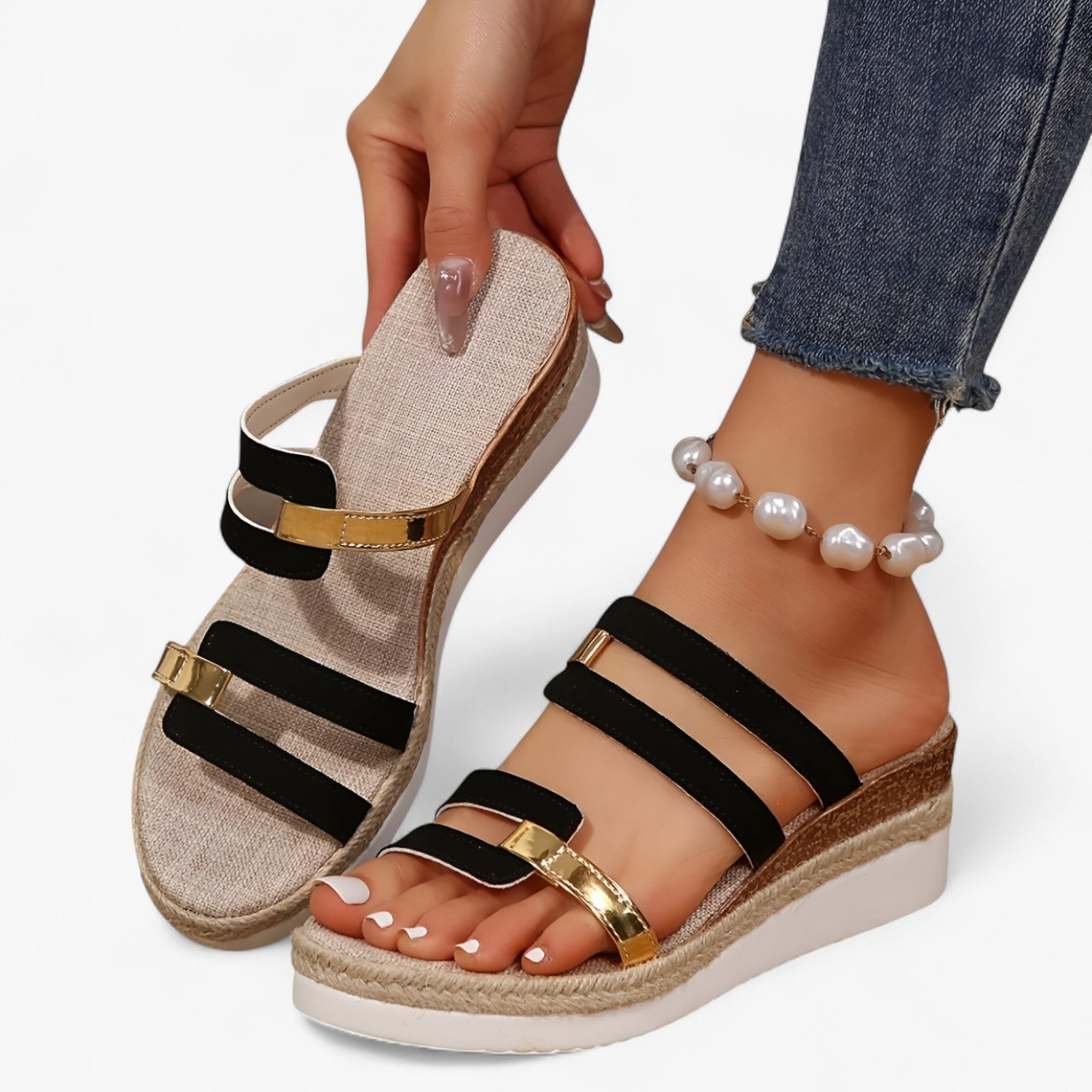 Sandalias - a la moda para mujer