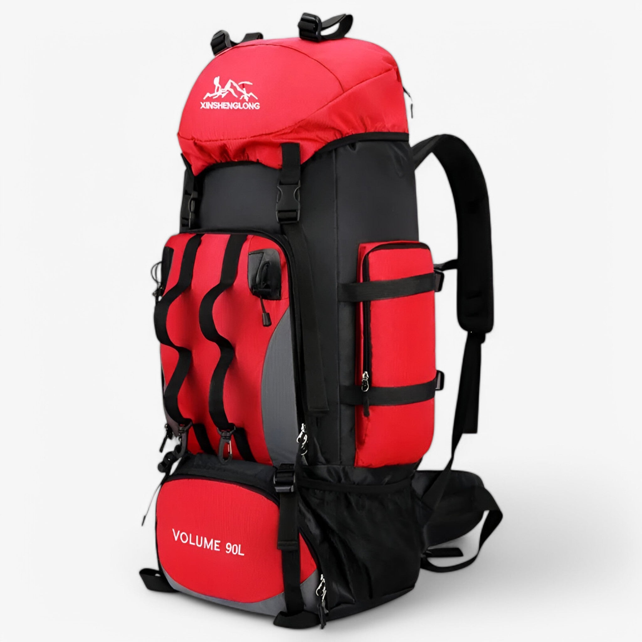 Zaino Impermeabile per Escursioni e Campeggio - Rosso - Backpacks bags campeggio escursioni hiking backpacks impermeabile zaino zaino impermeabile - Concept Palermo