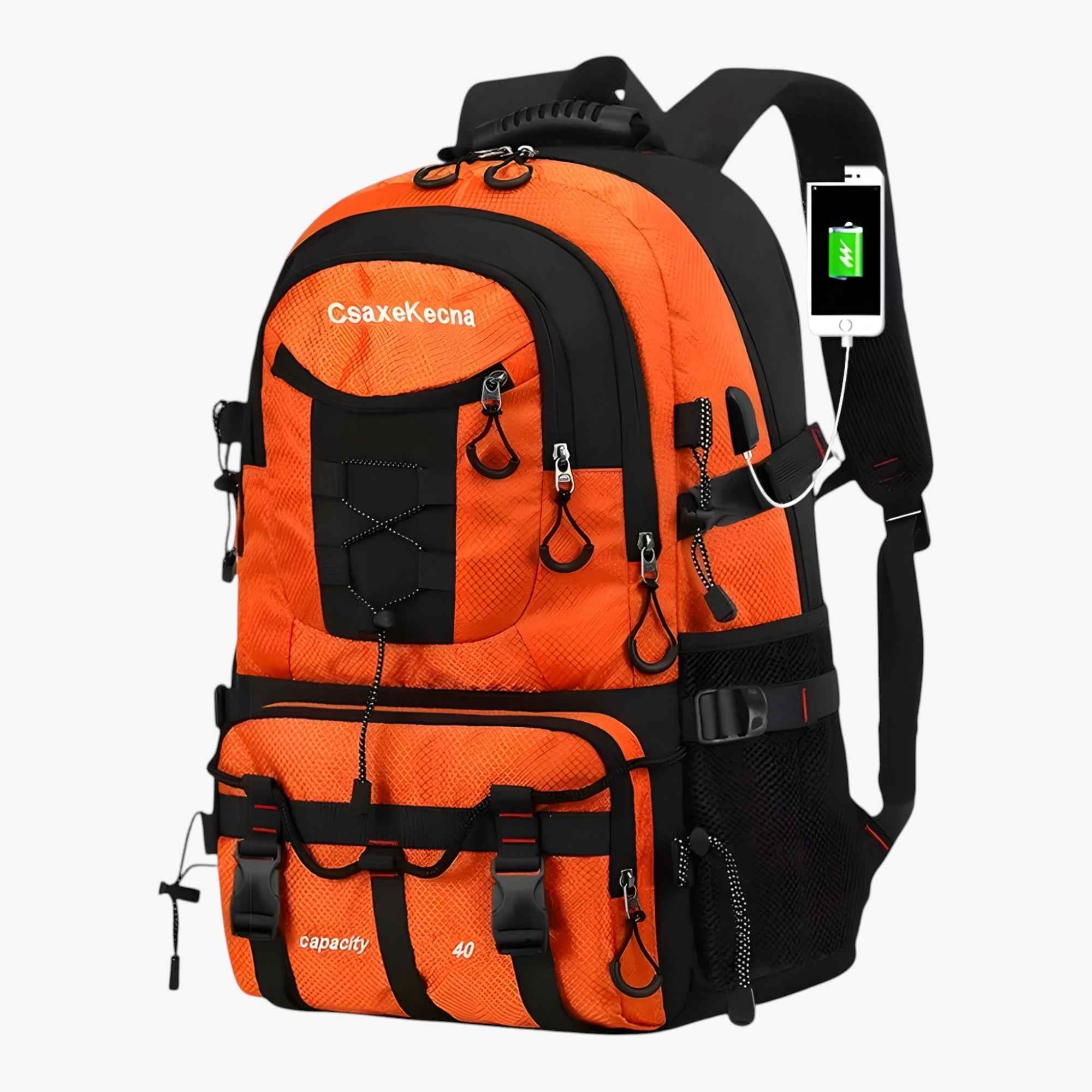Zaino da trekking impermeabile 40L - Ideale per campeggio, trekking, attività all'aperto - - 40 liter rugzak Avontuurlijke rugzak Backpack cross-from-marche-lino-15830921511261 Duurzame rugzak New-google new_for_google_may plein plein étanche Reizen rugtas Rugzak usb-oplader Wandelaarsrugzak Waterdichte rugzak étanche - Concept Palermo
