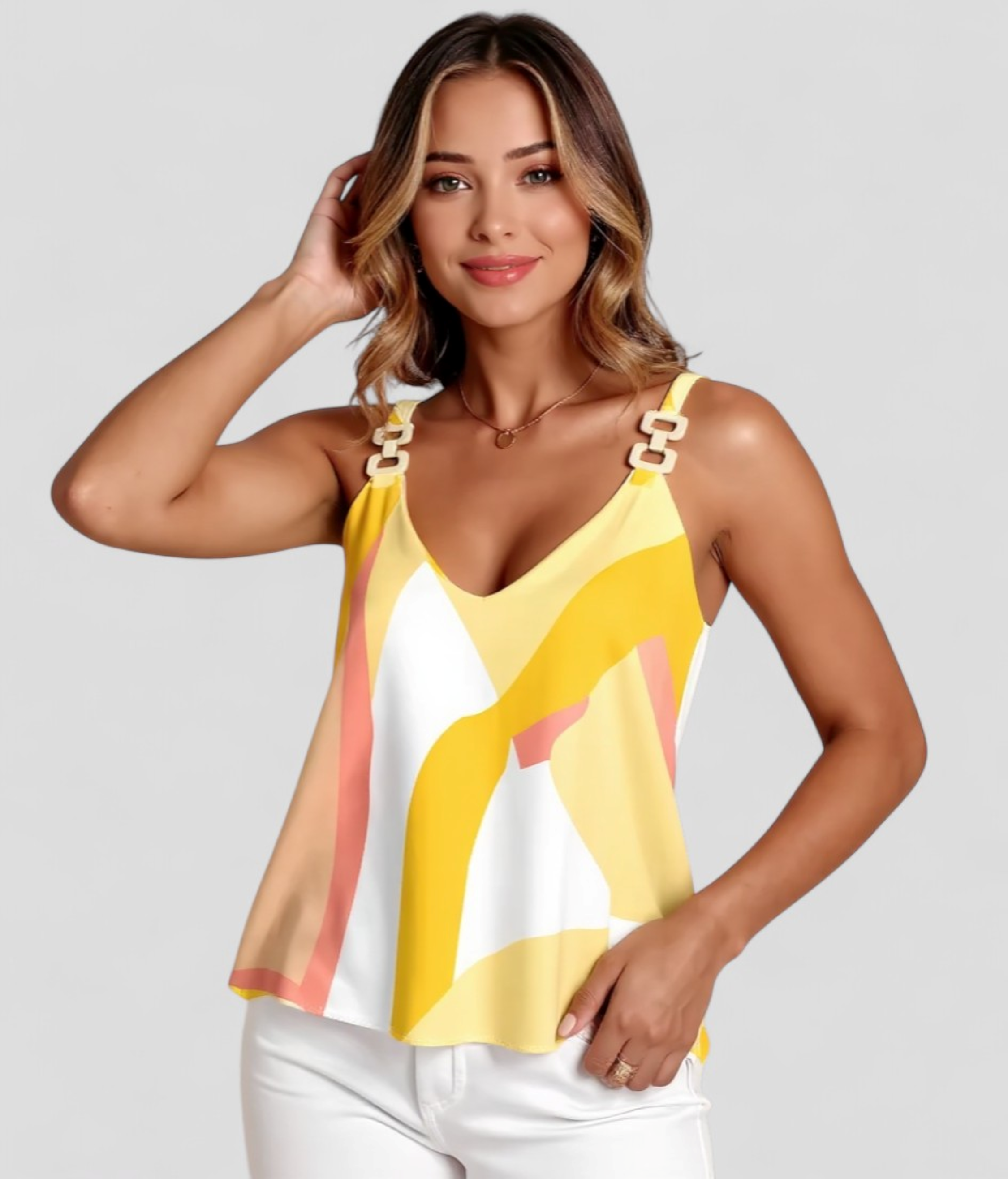Blusa Donna Elegante in Chiffon Leggero, Maniche Lunghe, Vari Colori e Taglie - - abbigliamento ufficio blusa blusa donna blusa elegante blusa primavera estate blusa versatile chiffon chiffon donna donna leggero maniche lunghe moda casual scollatura a V taglia ampia tops oversize women's top clothes - Concept Palermo