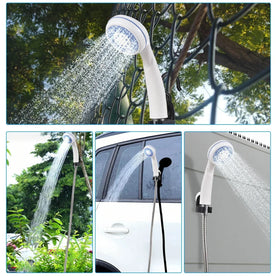 Doccia portatile da campeggio per esterni, con pompa a batteria ricaricabile - - campeggio Camping shower doccia doccia campeggio hiking shower home & garden innovativa Linen outdoor shower Portable showers portatile soluzione Unisex - Concept Palermo