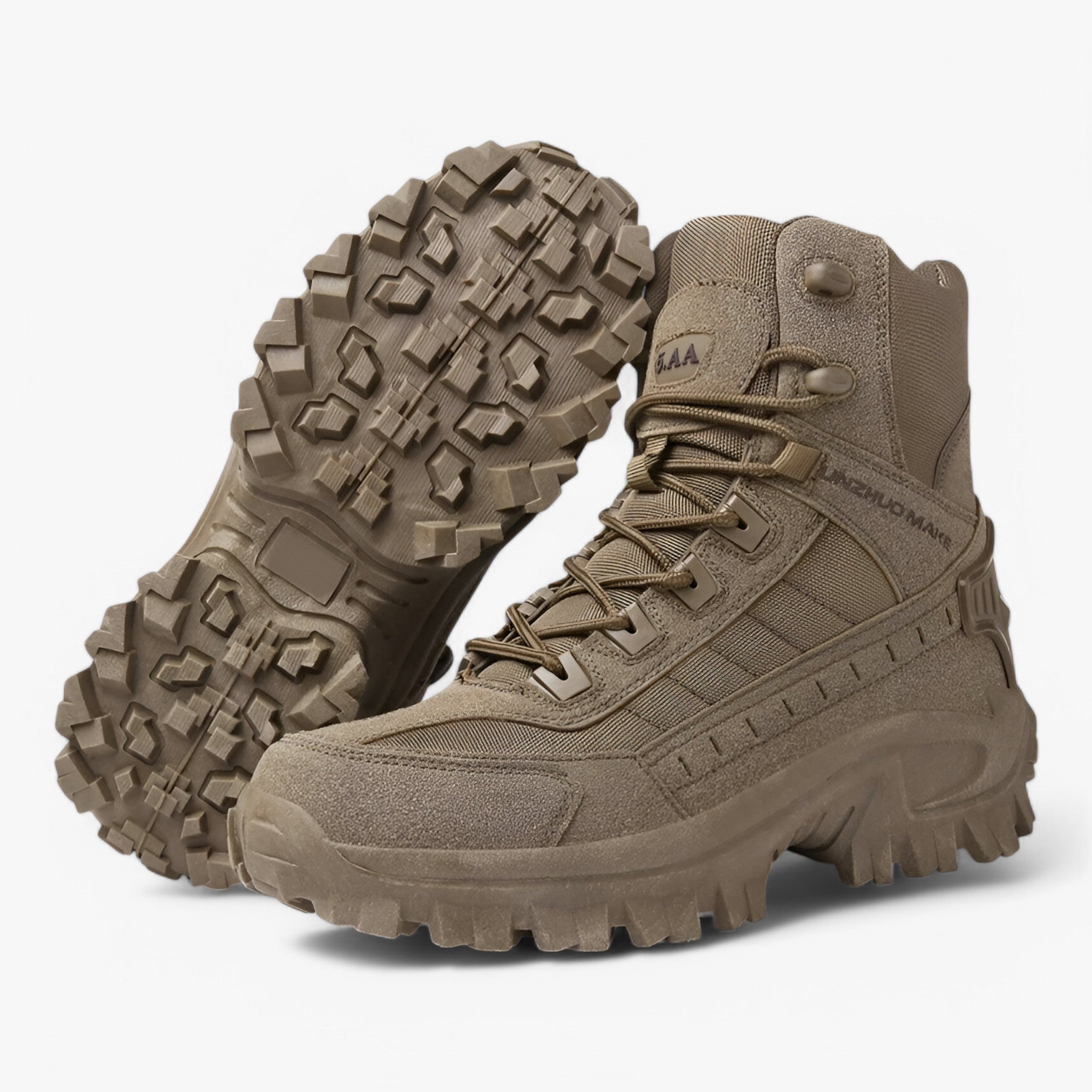 Scarpe da passeggio tattiche da uomo – Ammortizzate, antiscivolo e traspiranti - Koffie - ademende schoenen ammortizzate antiscivolo antislip wandelschoenen buiten trekking schoenen duurzame outdoor schoenen kampeer schoenen lichte wandelschoenen passeggio scarpe scarpe passeggio schokabsorberende schoenen shoes tactische wandelschoenen tattiche traspiranti versterkte enkelsteun winter wandelschoenen - Concept Palermo
