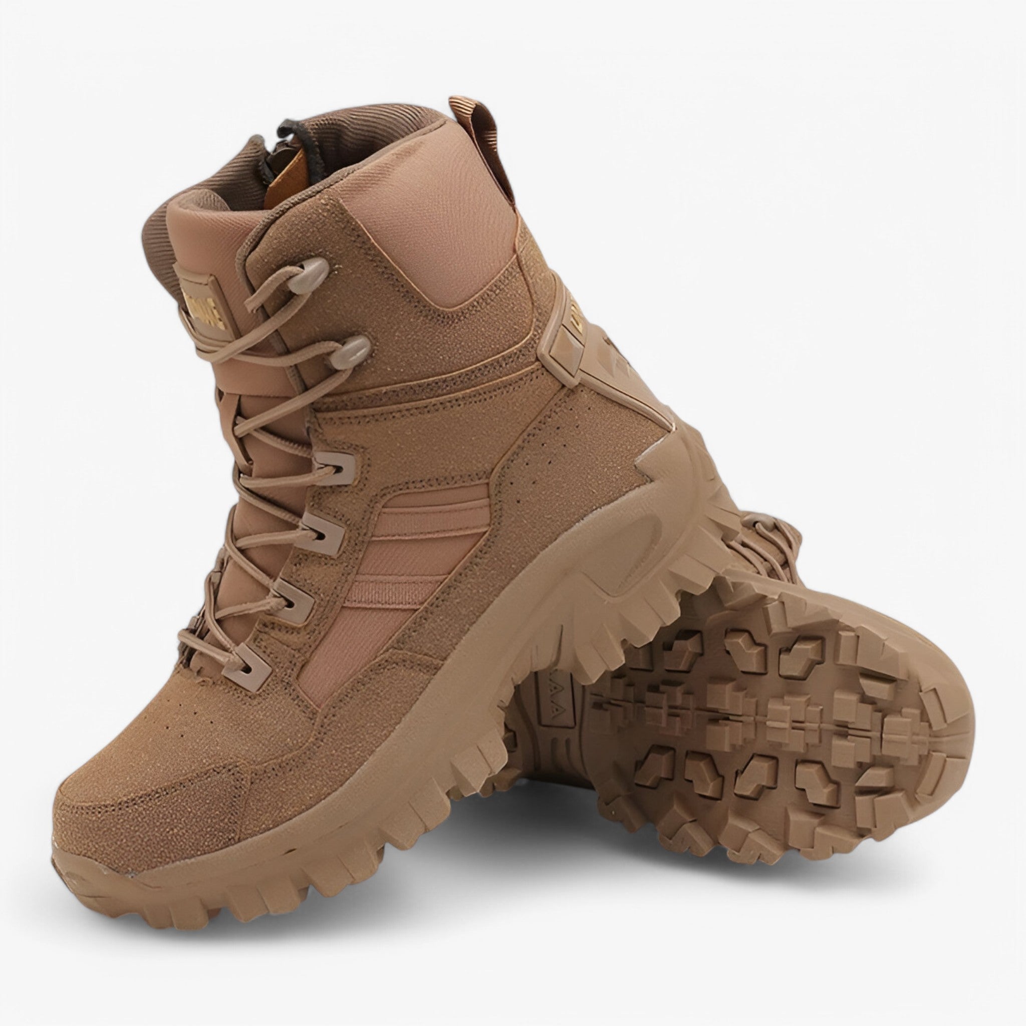 Scarpe da passeggio tattiche da uomo – Ammortizzate, antiscivolo e traspiranti - Donkerbruin - ademende schoenen ammortizzate antiscivolo antislip wandelschoenen buiten trekking schoenen duurzame outdoor schoenen kampeer schoenen lichte wandelschoenen passeggio scarpe scarpe passeggio schokabsorberende schoenen shoes tactische wandelschoenen tattiche traspiranti versterkte enkelsteun winter wandelschoenen - Concept Palermo