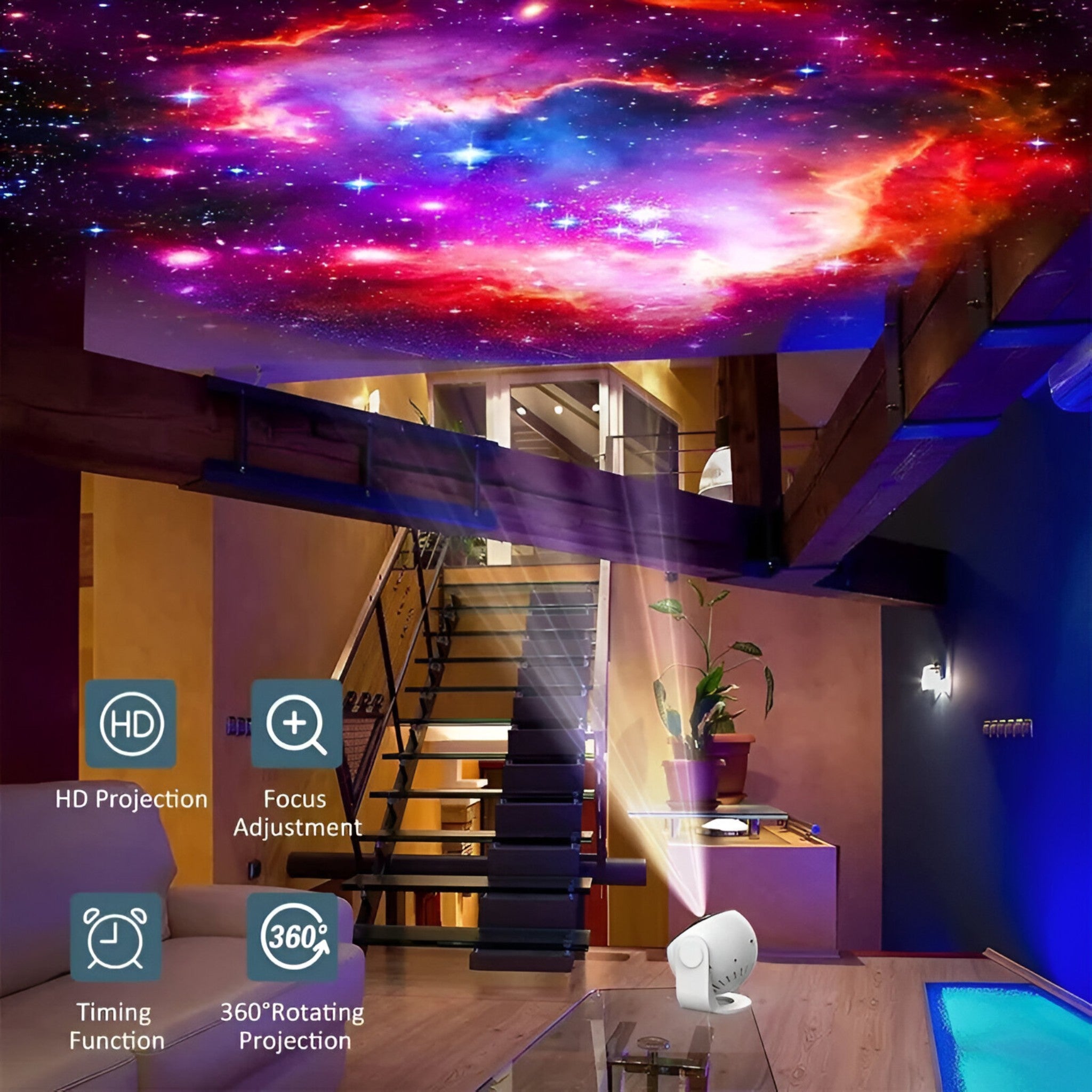 Proiettore di cielo stellato - Magico e rilassante Uomo - - cielo gadgets magico proiettore proiettore cielo rilassante stellato uomo - Concept Palermo