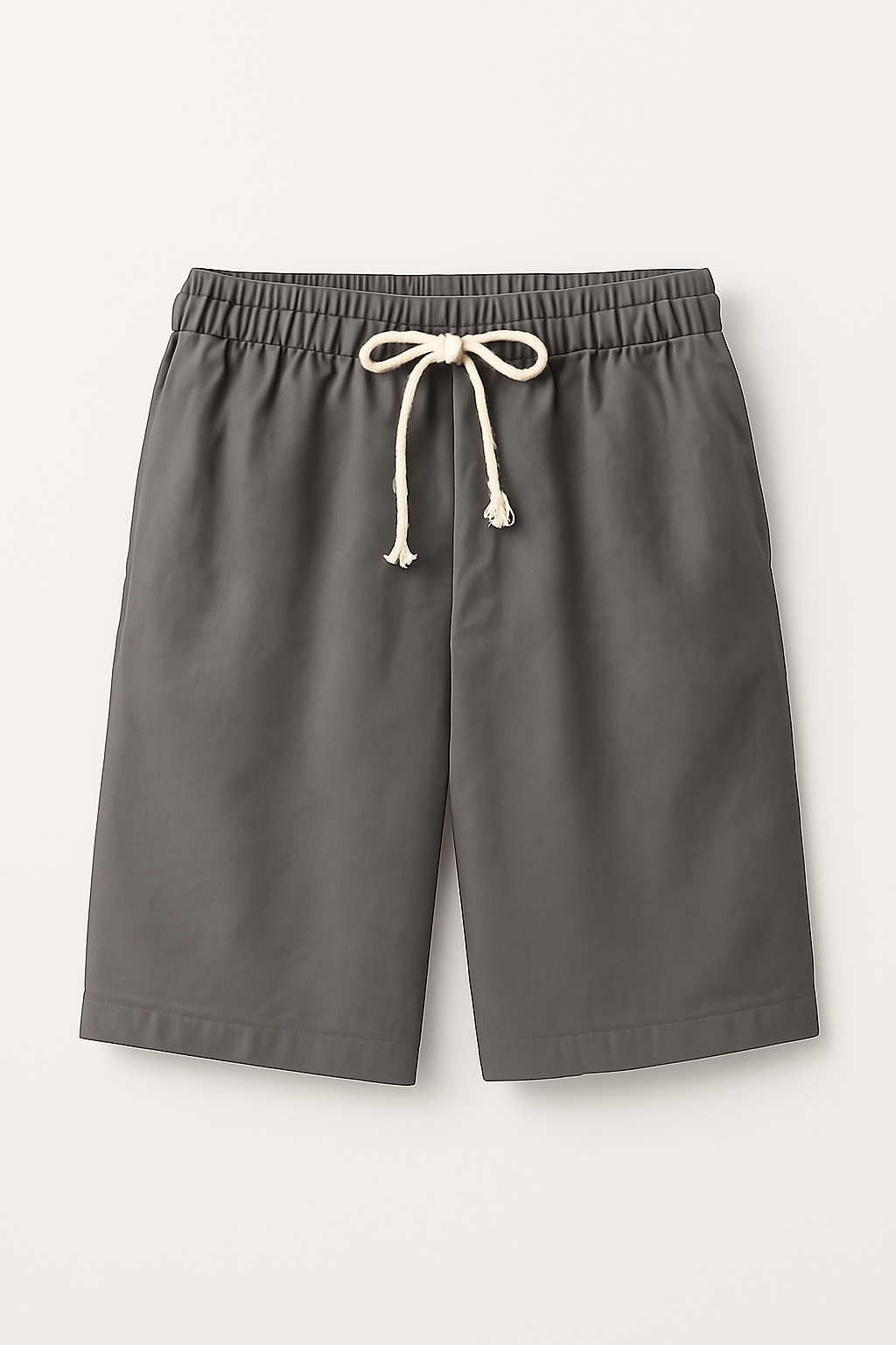 Pantaloncini estivi leggeri in lino con coulisse Uomo - Grigio Scuro - coulisse estivi leggeri lino pantaloncini pantaloncini estivi short shorts shorts for men uomo - Concept Palermo