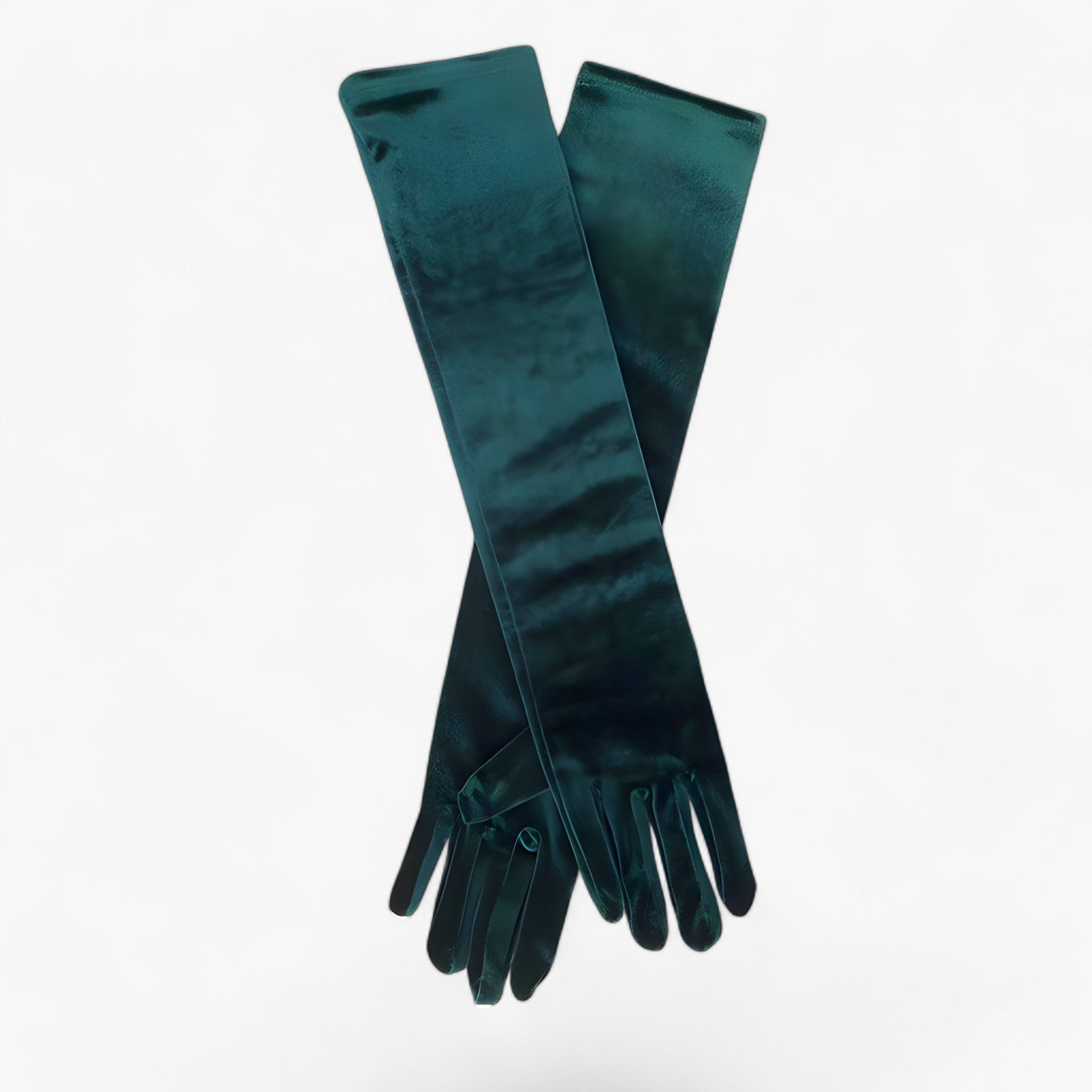 Guanti di velluto da donna - stile retrò e calore - Verde 44cm Taglia unica - calore donna gloves & mittens guanti guanti velluto retr stile velluto - Concept Palermo