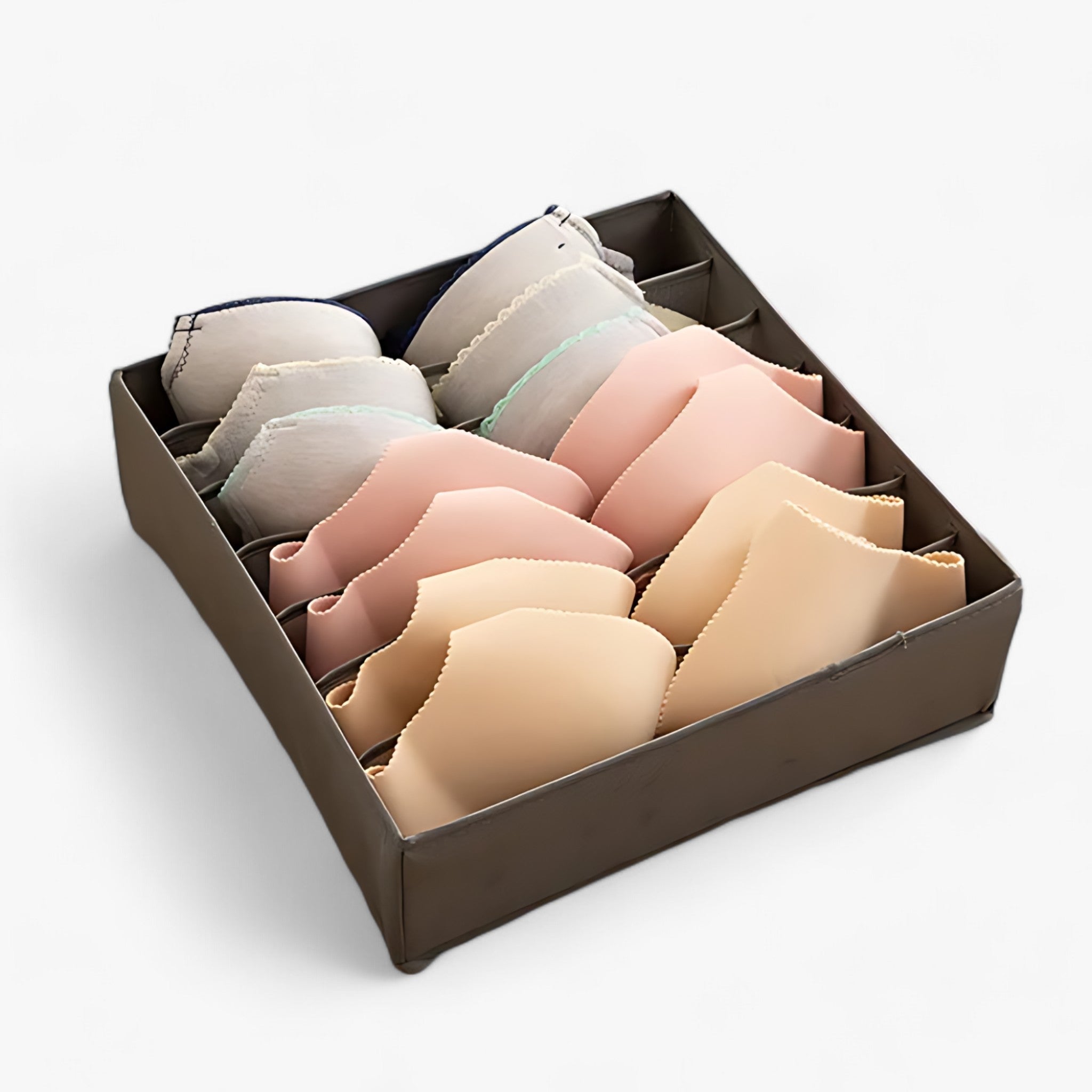 Organizzatore di Biancheria Intima Separatore di Cassetti Regolabile - Mantieni Calze e Suti in Ordine e Organizzati - Grigio 7 Stanze - biancheria calze cassetti closet organizer Clothing Organizer home & garden intima mantieni ordine Organizer organizzati underwear organizer wardrobe organizer - Concept Palermo