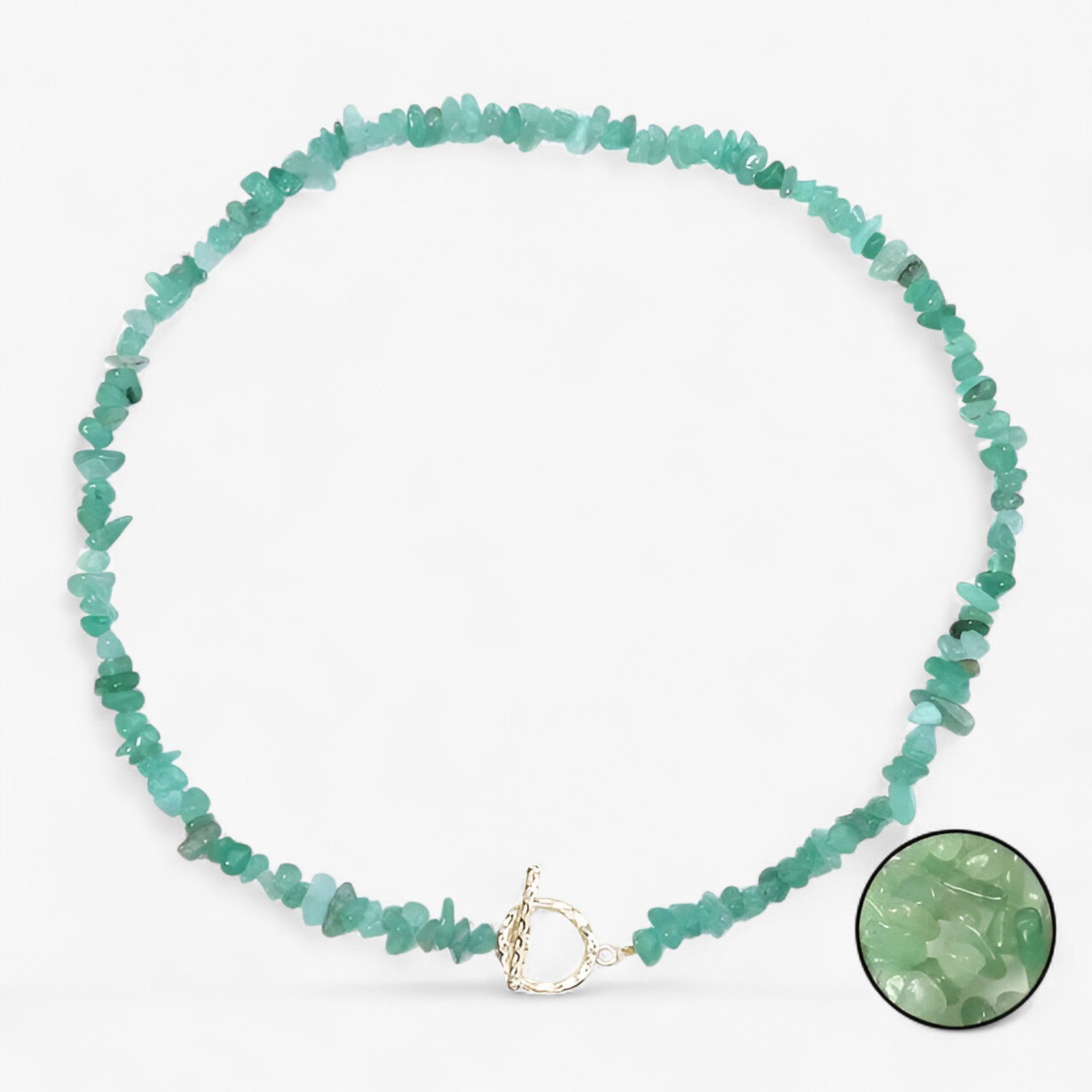 Collana di pietre semipreziose bohemien con pietra naturale e grani di pietra Lana Donna - Avventurina - bohemien collana collana pietre donna grani jewelry lana naturale NECKLACES Necklaces for Women - Concept Palermo
