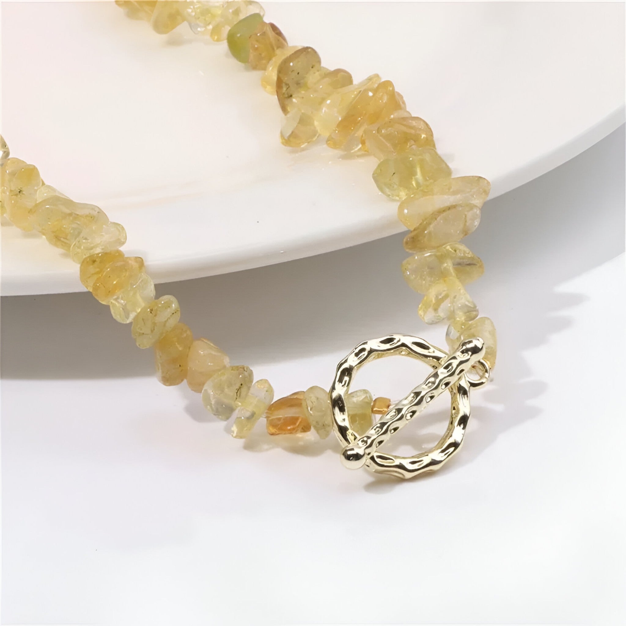 Collana di pietre semipreziose bohemien con pietra naturale e grani di pietra Lana Donna - - bohemien collana collana pietre donna grani jewelry lana naturale NECKLACES Necklaces for Women - Concept Palermo