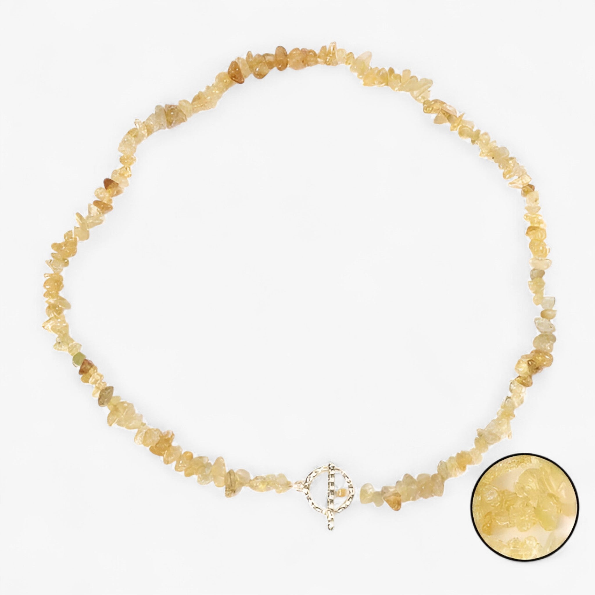Collana di pietre semipreziose bohemien con pietra naturale e grani di pietra Lana Donna - Citrino - bohemien collana collana pietre donna grani jewelry lana naturale NECKLACES Necklaces for Women - Concept Palermo