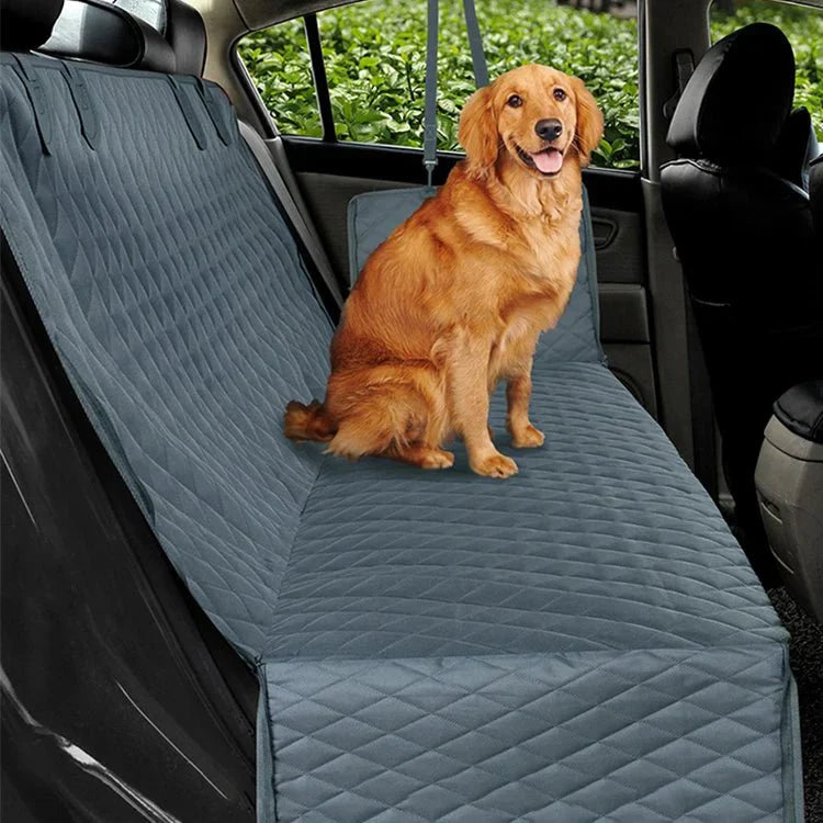 Coprisedile posteriore per auto per cani Nero - Protezione Sicurezza - Oxford - - achterbankhoes auto bescherming cross-from-pantino-8972970099034 dieren honden honden auto huisdieren New-google oxford pets veiligheid - Concept Palermo