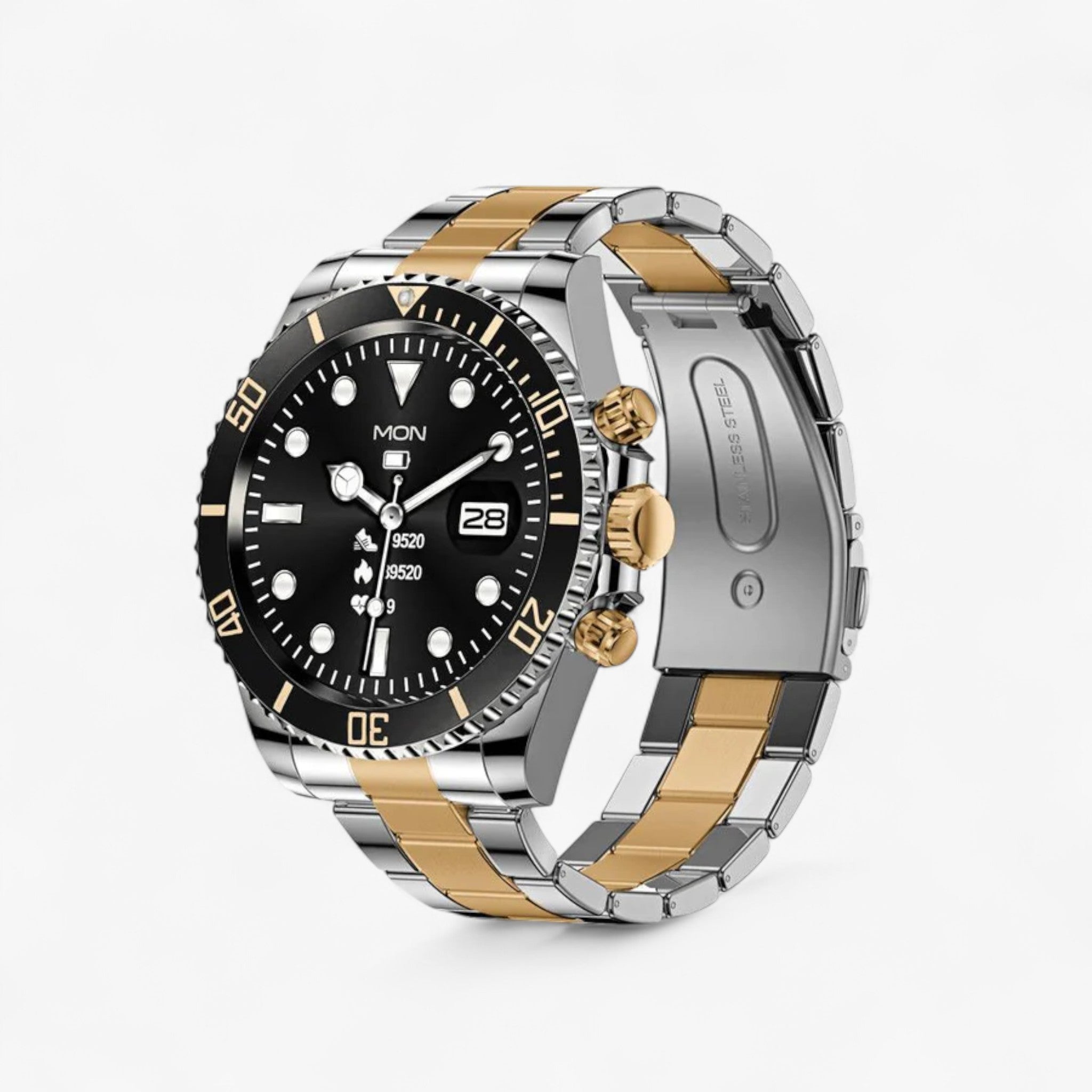 Smartwatch Uomo Hulk™ Verde Militare - Cardio, Sonno, Frequenza Cardiaca, Sportivo - Nero Oro - cardiaca frequenza hulk hulk smartwatch monitoraggio Smart Watches smartwatch uomo watches wistwatches - Concept Palermo