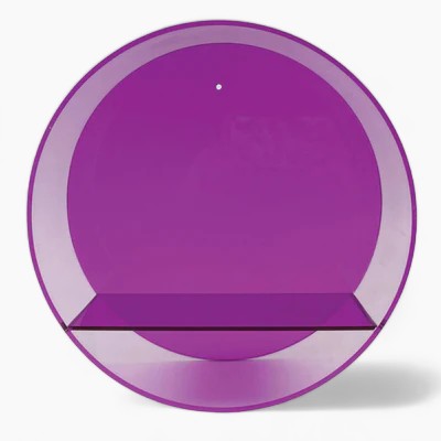 Trasparente, Resistente e Salvaspazio - Ideale per Esibire le Tue Figure in Camera da Letto e Ingresso - Viola - camera Decor esibire figure home & garden ingresso letto resistente salvaspazio Wall decoration - Concept Palermo
