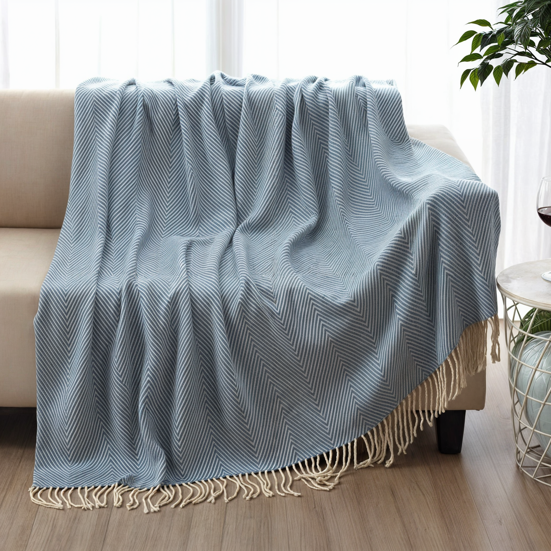 Plaid in Acrilico Striato Esclusivo Morbidezza e Comfort Incomparabili, Si Consiglia la Pulizia Professionale Uomo - - acrilico Bedding & Throws comfort consiglia Decor esclusivo home & garden incomparabili morbidezza plaid - Concept Palermo
