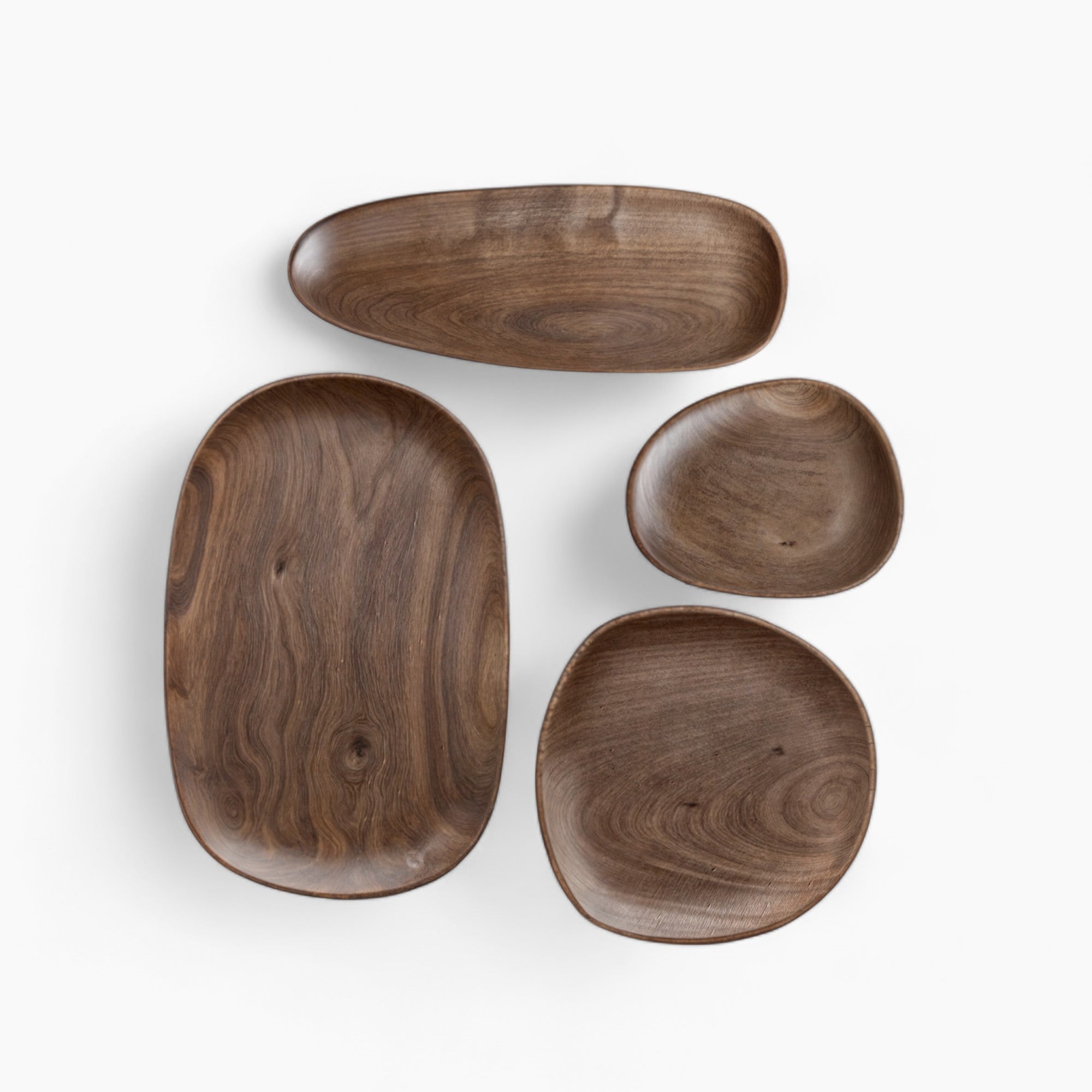 Piatti in Noce e Acacia Servizio da Tavola in Legno per Intrattenimento Stile - - acacia Decor home & garden intrattenimento Kitchen legno noce piatti piatti noce servizio Tableware - Concept Palermo