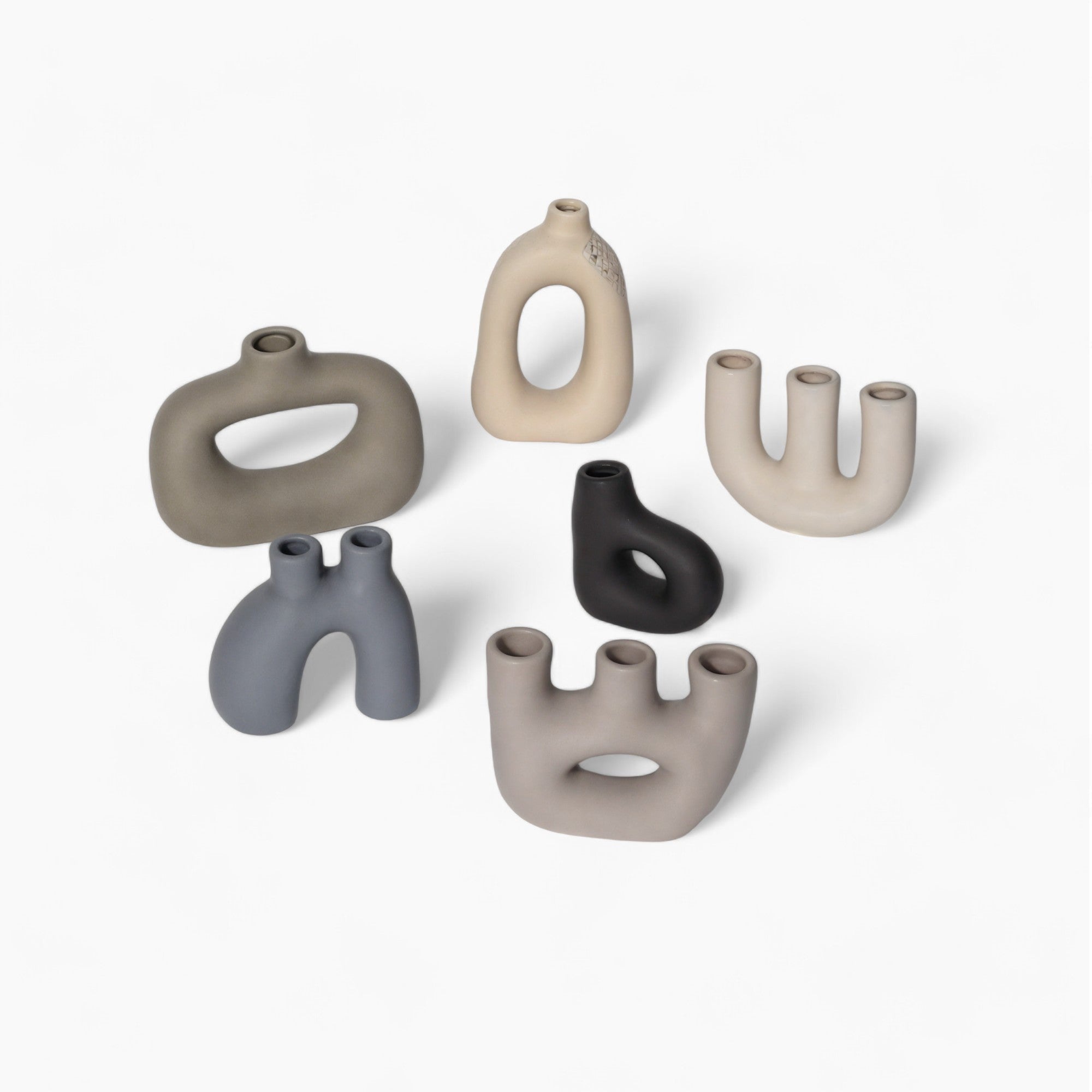 Vasi in ceramica opaca sofisticati Decorazioni da tavolo senza tempo e stilose - - ceramica Decor decorazioni Flowerpots home & garden opaca sofisticati stilose tavolo tempo Vases - Concept Palermo