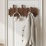 Wandgarderobe aus edlem Holz | Nussbaum oder Buche | Moderner platzsparender Stil
