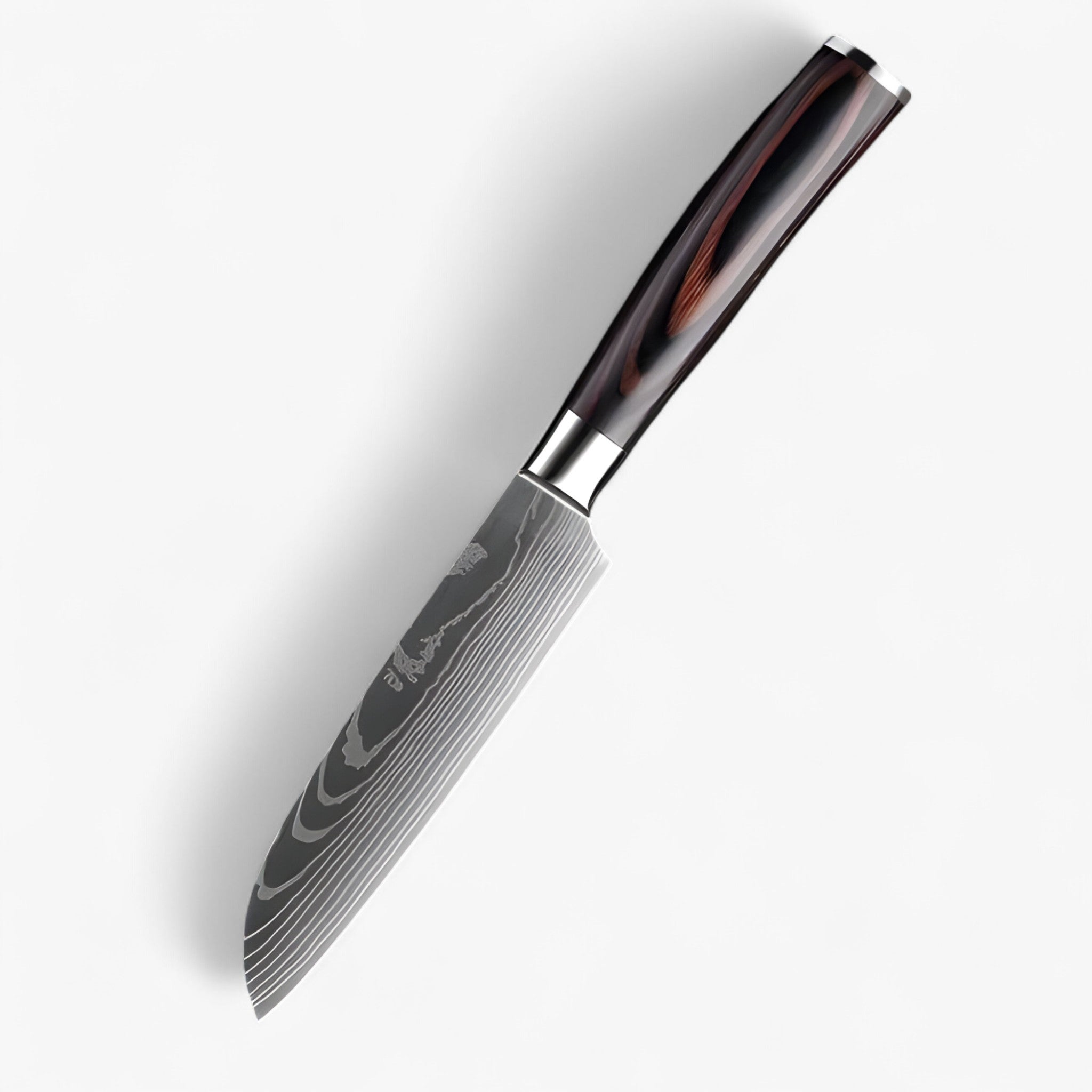 Set 8 Coltelli da Cucina Giapponesi Calla in Acciaio Damasco, Affilatissimi per Chef Professionisti - COLTELLO DA HOBBY DA 5" - calla coltelli cucina damasco damascus pattern giapponesi high-quality knife home & garden Japanese knife kitchen knife set Kitchen Knives knife set knives motivo - Concept Palermo