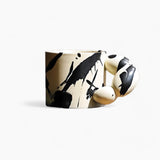 Levendige keramische mok Splash Ink Artistiek design, uitzonderlijk duurzaam en voor koffieliefhebbers en theedrinkers Heren