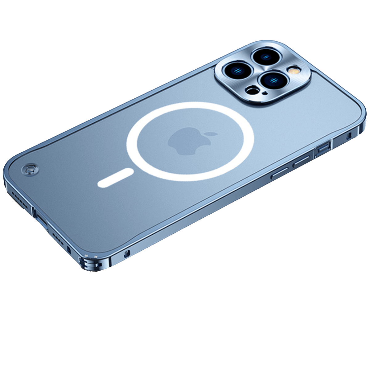 Cover iPhone 15 MagSafe Antiurto in Alluminio Rinforzato - Protezione Premium - - alluminio custodia custodia alluminio gadgets iPhone case Luxe iPhone Case magsafe - Concept Palermo