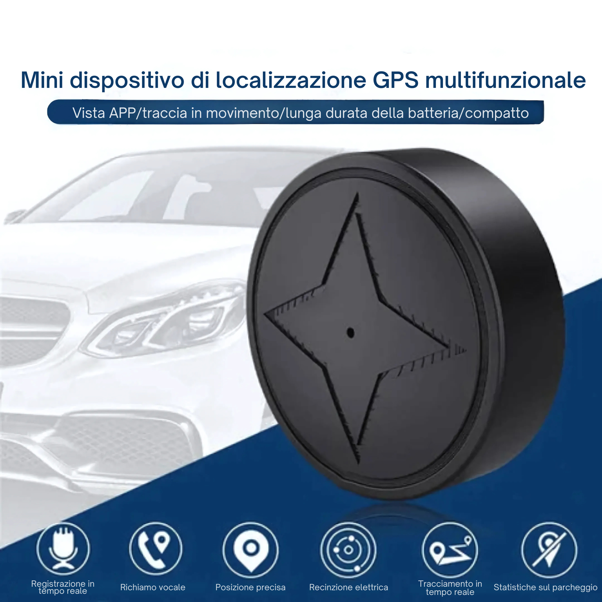 Tracker GPS Magnetico EasyTrack per Auto, Moto, Furgoni - Mini, Senza Fili, Installazione Facile - - easytrack fili gadgets magnetico montaggio new tracker uomo - Concept Palermo