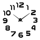 Groot 3D acryl wandklok Modern Time Display - voegt design en diepte toe aan je ruimte voor heren  