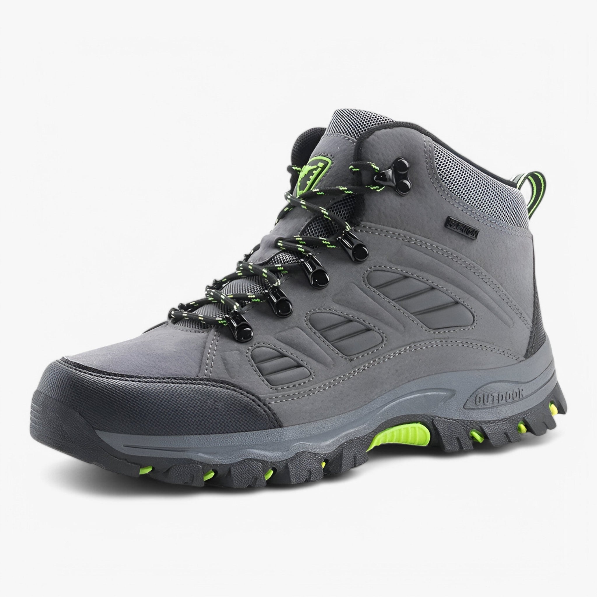 Scarpe da trekking con suola esterna antiscivolo Pelle Uomo - Grigio - antiscivolo esterna hiking boots hiking shoes pelle scarpe scarpe trekking shoes suola trekking - Concept Palermo