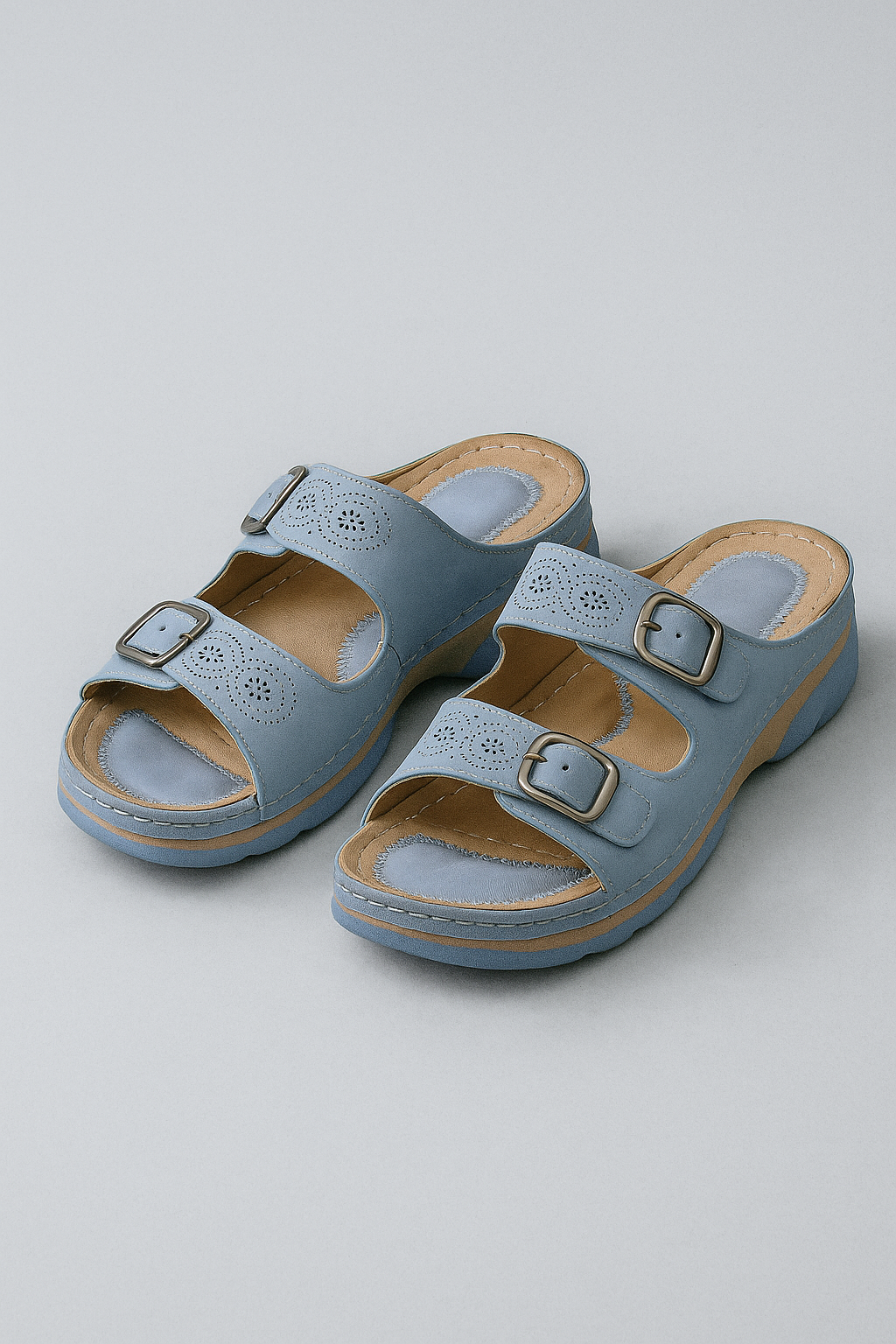 Sandali Ortopedici Uomo Estivi Leggeri Traspiranti Comfort per Diabetici e Piedi Sensibili - Azzurro chiaro - attacchi comodità estiva New Arrivals ortopedici sandali sandali ortopedici Sandals Spring/Summer uomo Women Women shoes - Concept Palermo