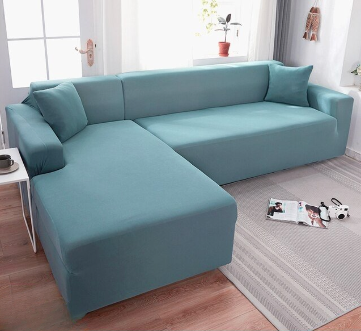 Copridivano Elastico SofCove Idrorepellente Lavabile per Divani 2, 3 o 4 Posti - Blu - copridivano cover durata elastic band elastico home & garden idrorepellente lavabile prolunga Sofa Sofa cover sofcove Washable cover - Concept Palermo